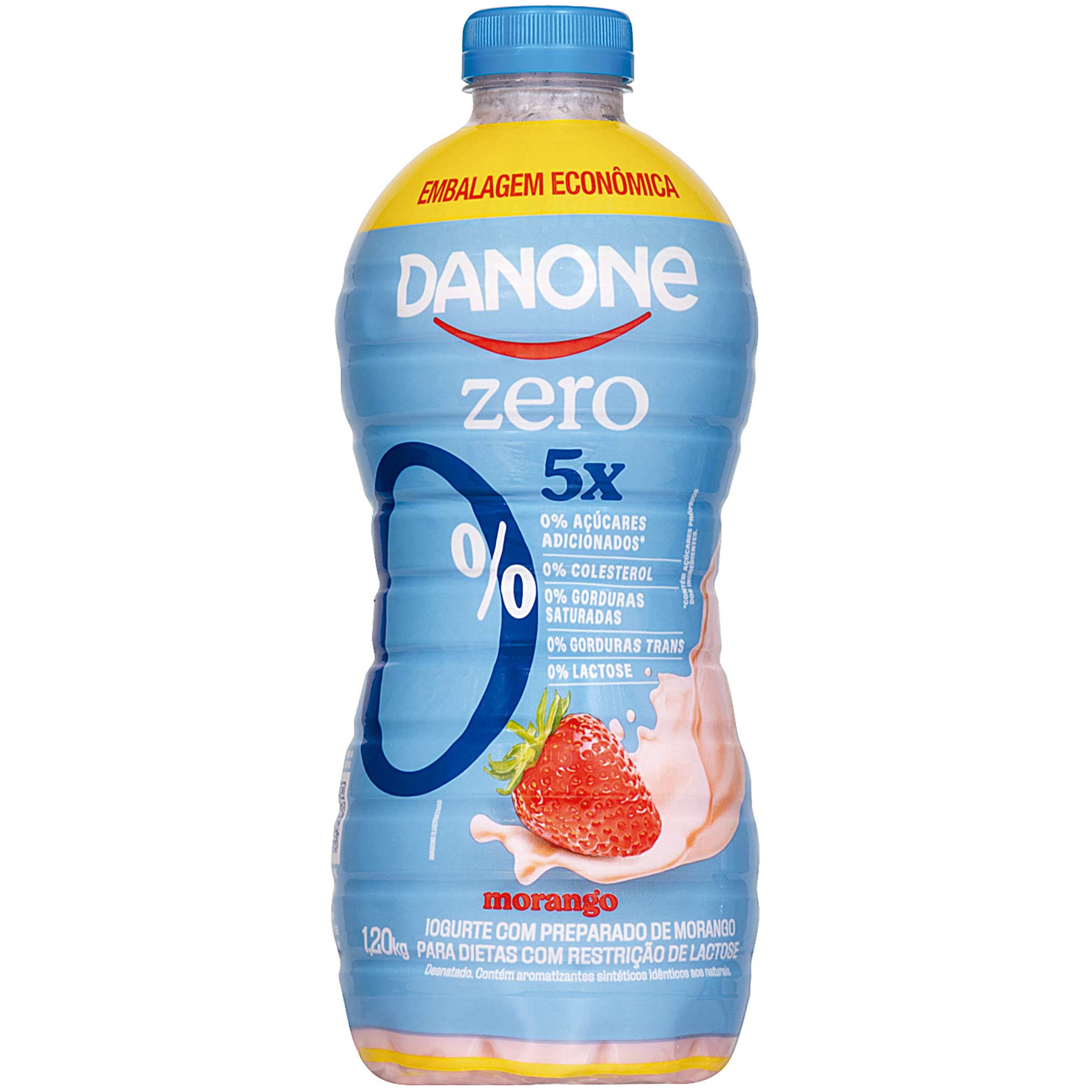 Iogurte de Morango Danone Zero 5x 1,2kg