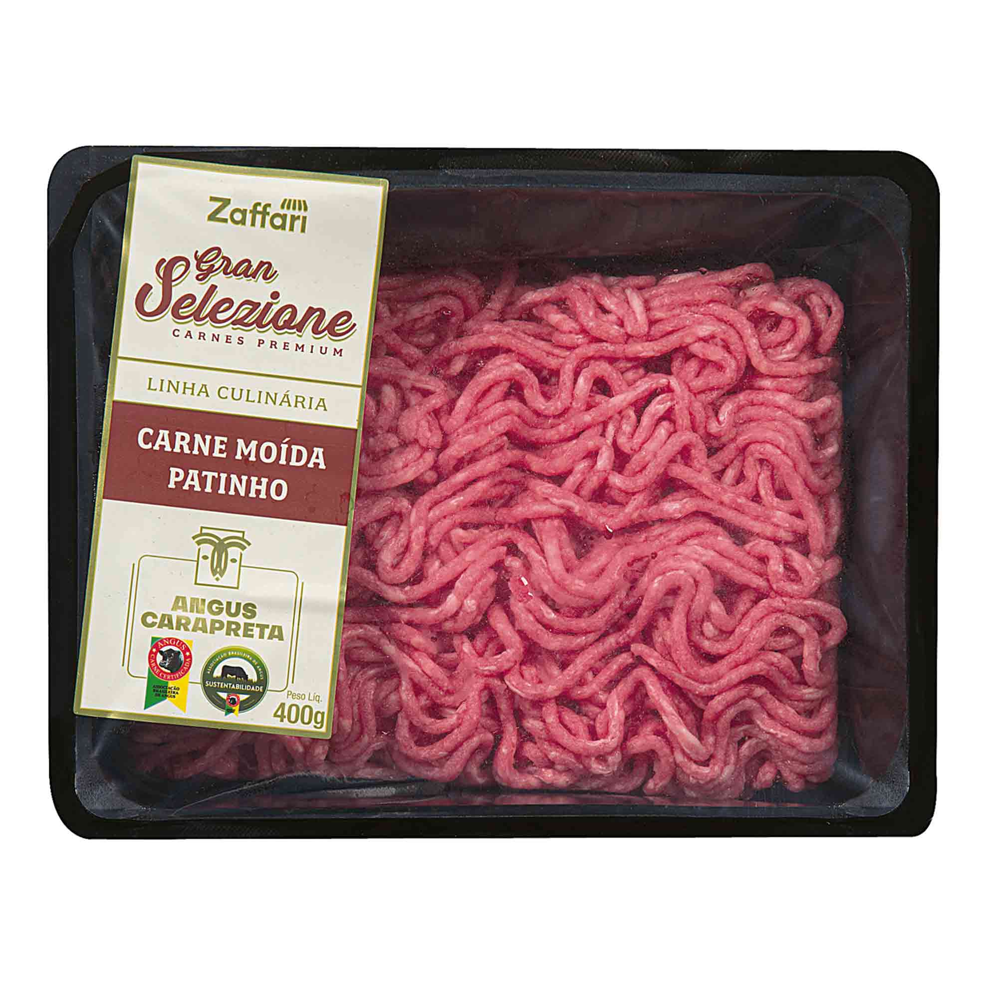 Carne Moída de Patinho Bovino Angus Carapreta Gran Selezione 400g