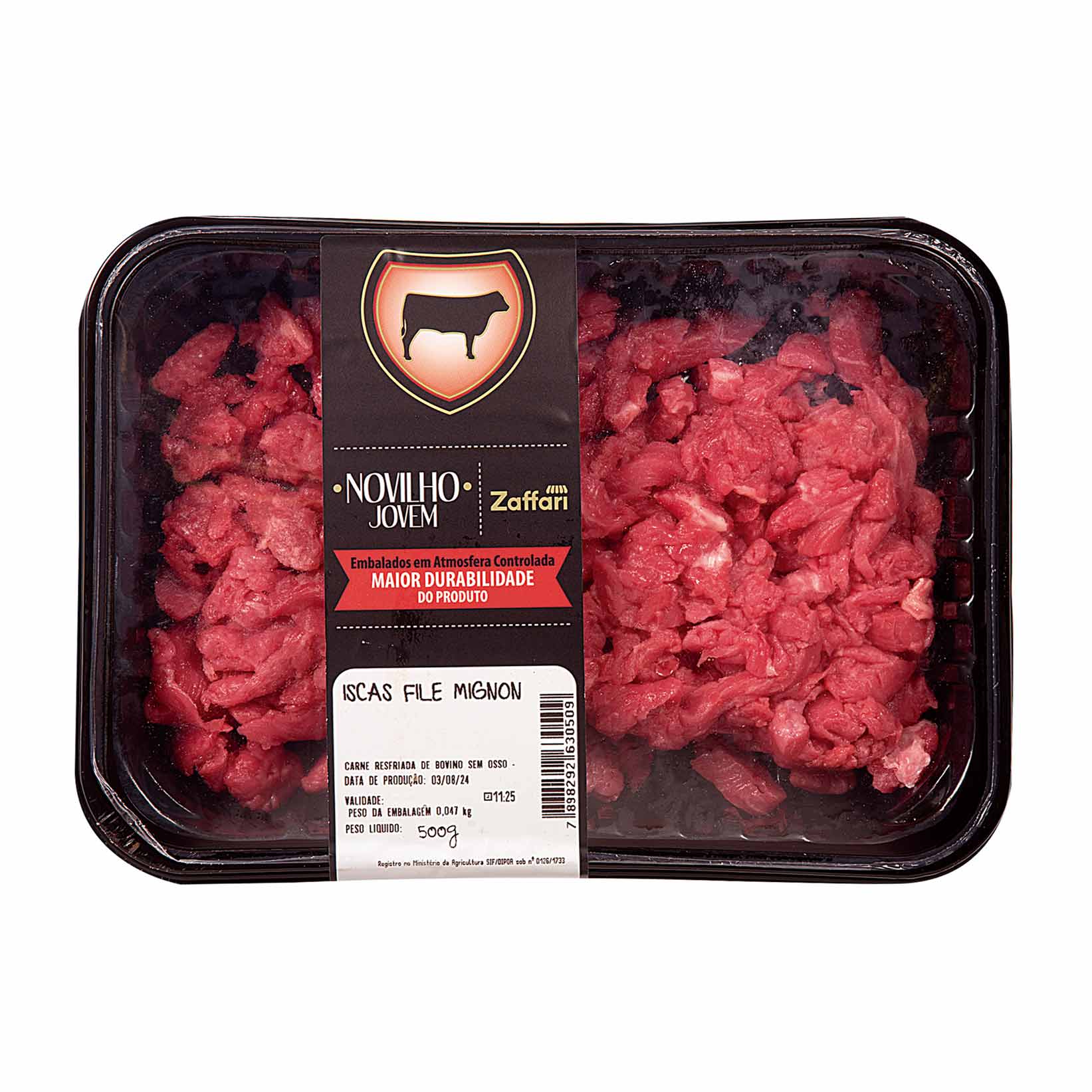 Iscas de Filé Mignon Resfriado Novilho Jovem Zaffari 500g