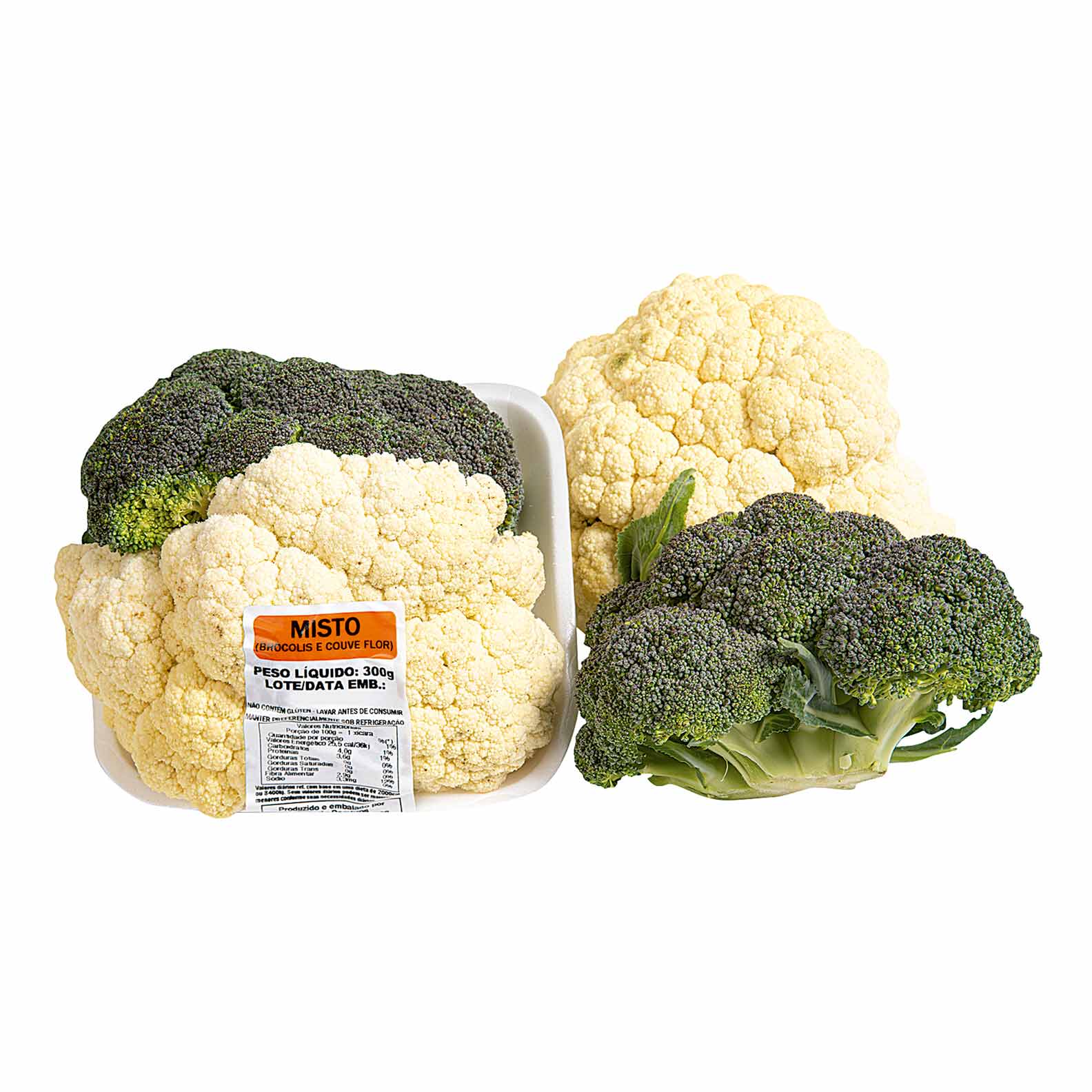 Brócolis e Couve-Flor 300g