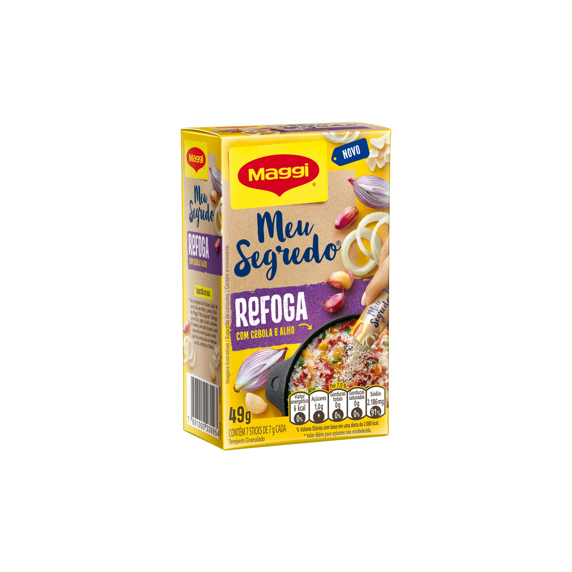 Tempero Cebola e Alho Meu Segredo Maggi 49g