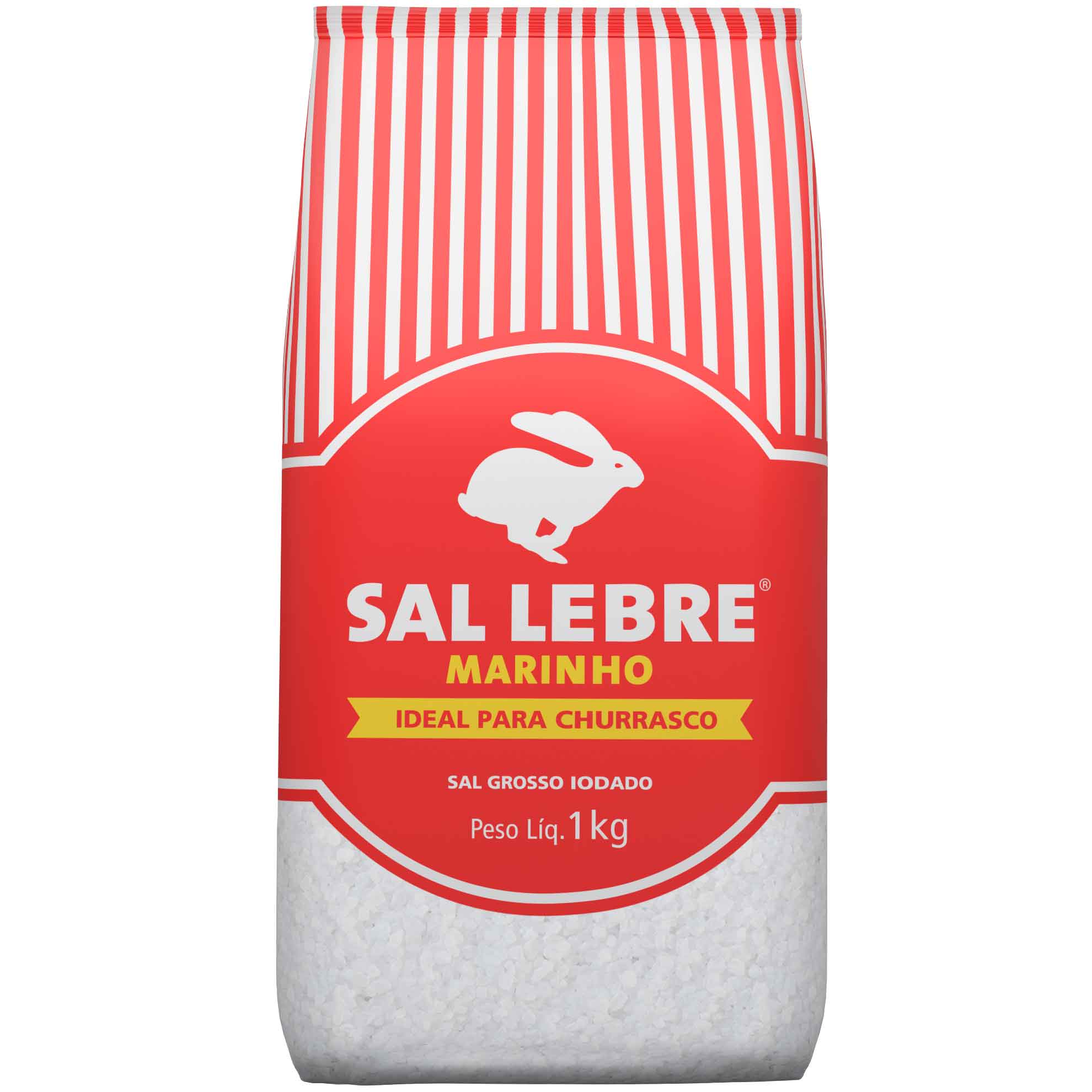 Sal Grosso para Churrasco Iodado Lebre 1kg