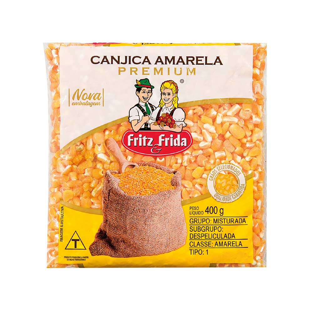Canjica Amarela Premium Fritz & Frida 400g