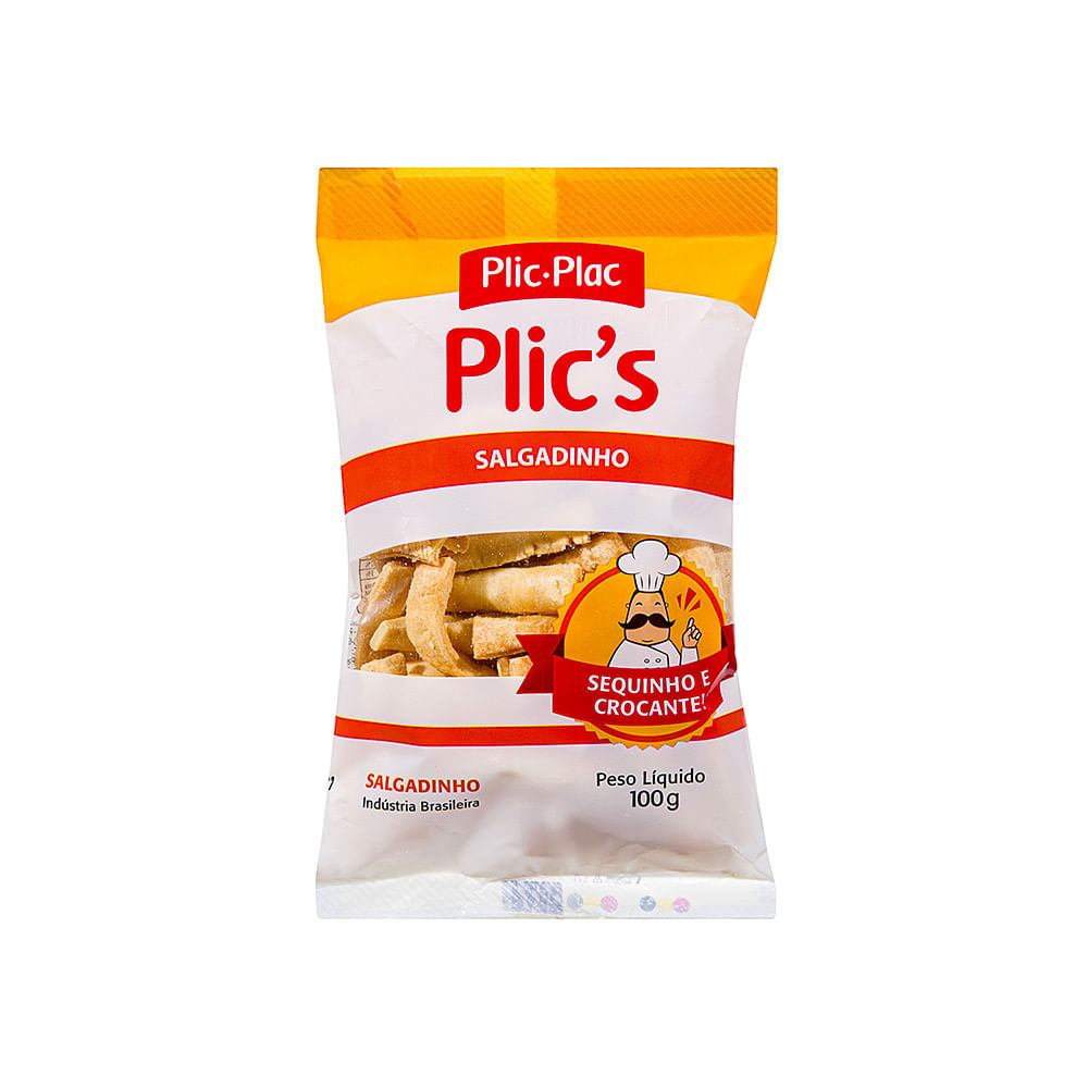 Salgadinho Plic's Tradicional Plic-Plac 100g