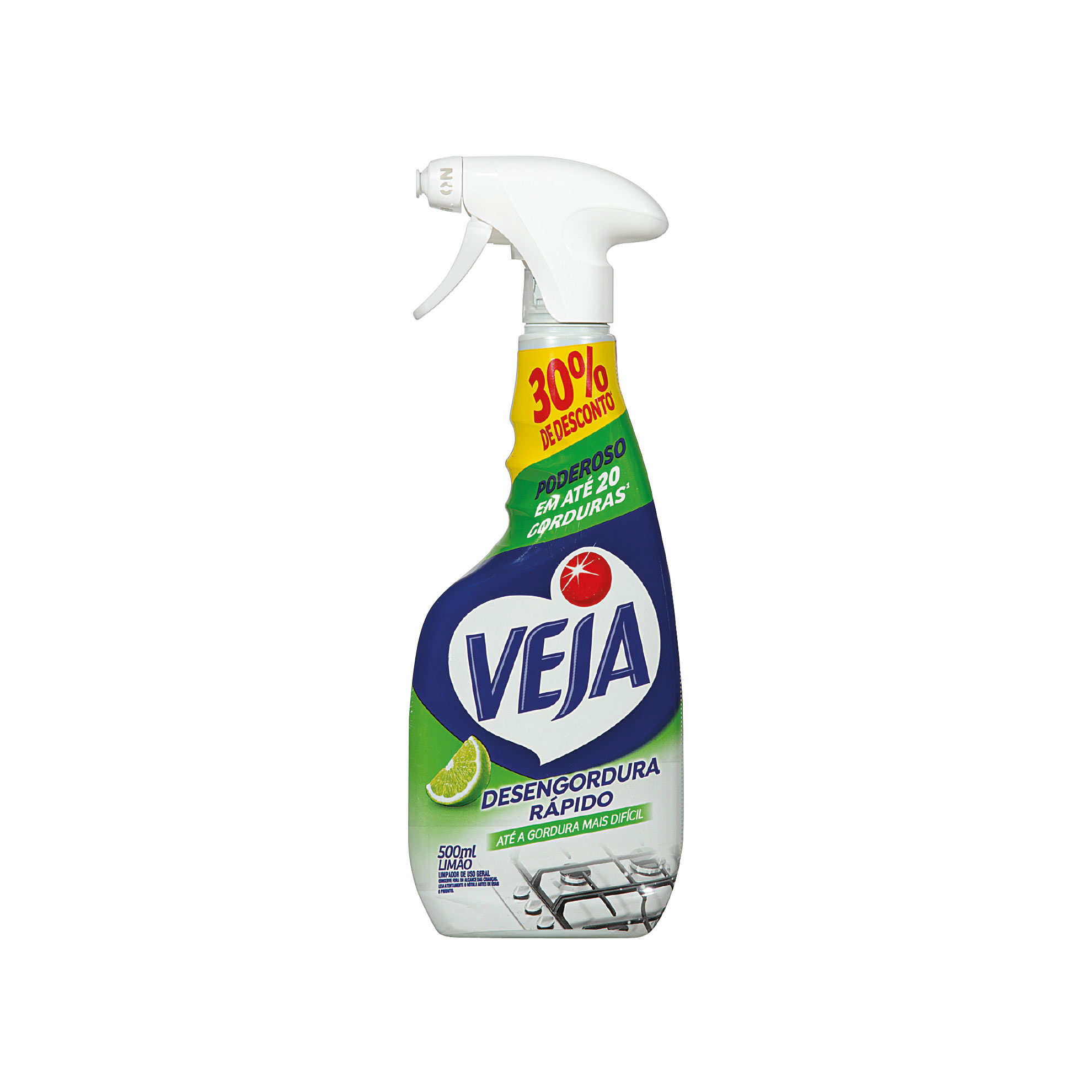 Limpador Veja Cozinha Desengordurante Limão 500ml Embalagem Promocional