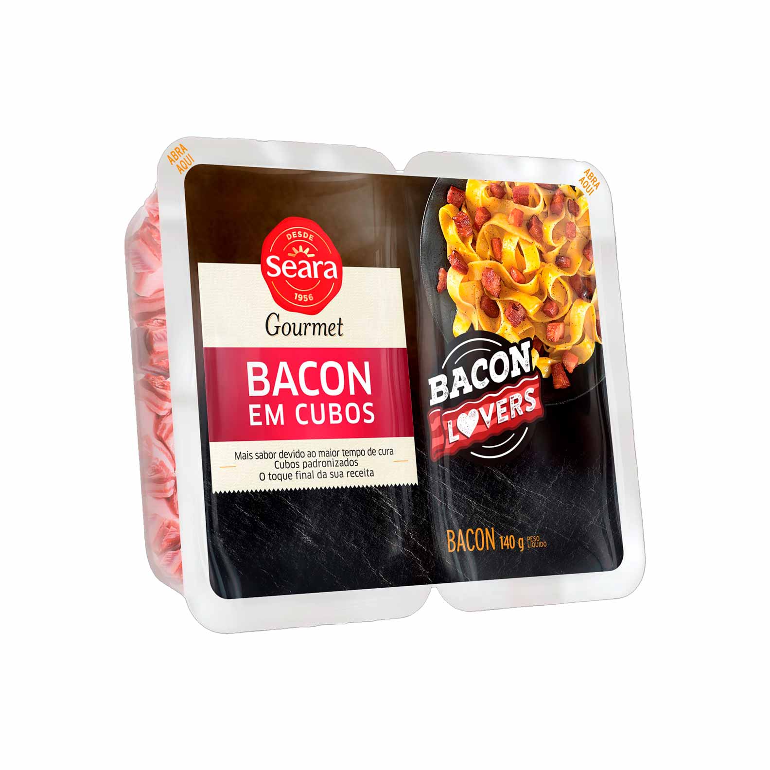 Bacon em Cubos Seara Gourmet 140g