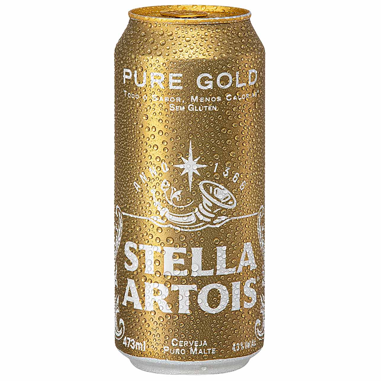 Cerveja Stella Artois Pure Gold sem Glúten Lata 473ml
