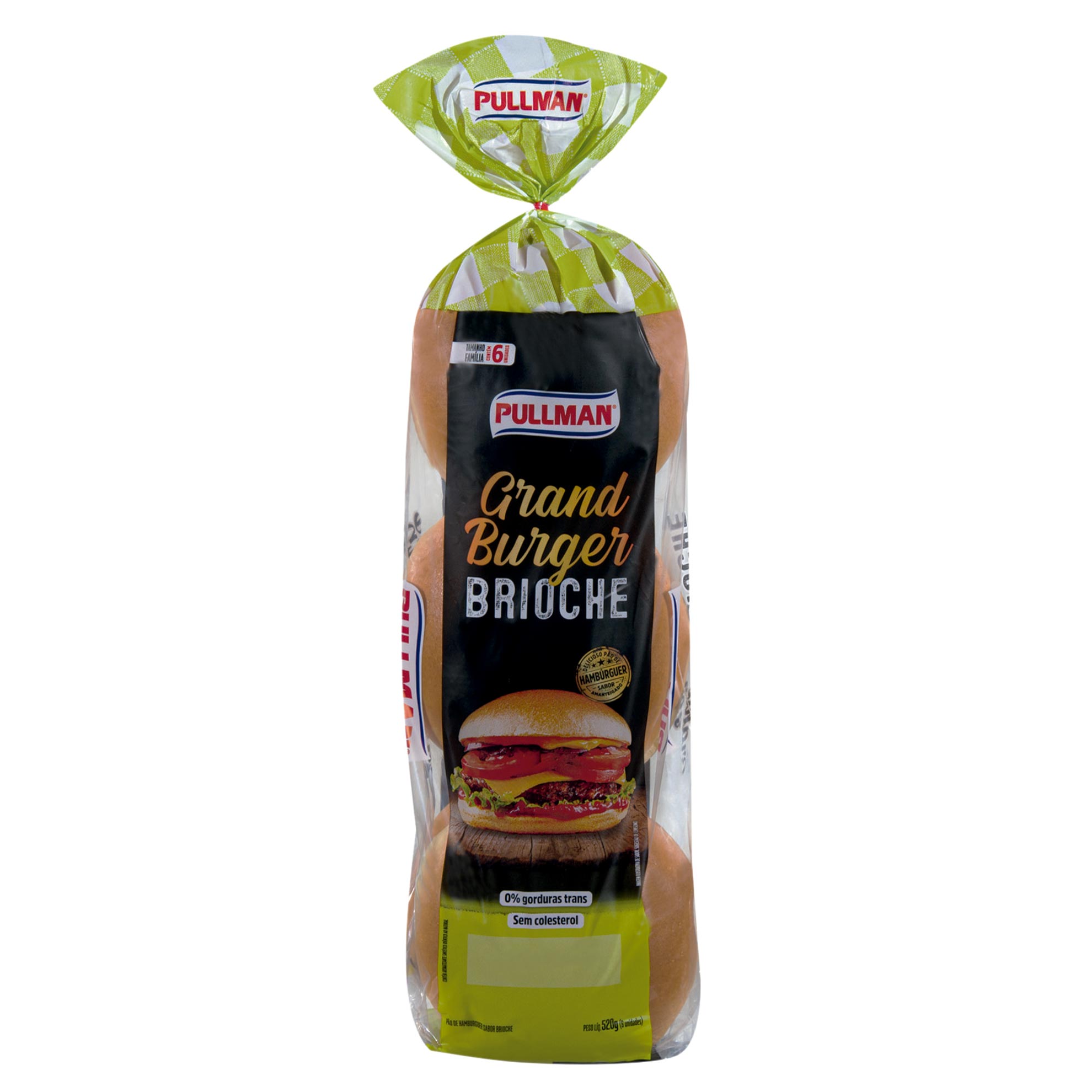 Pão para Hambúrguer Brioche Grand Burger Pullman 520g