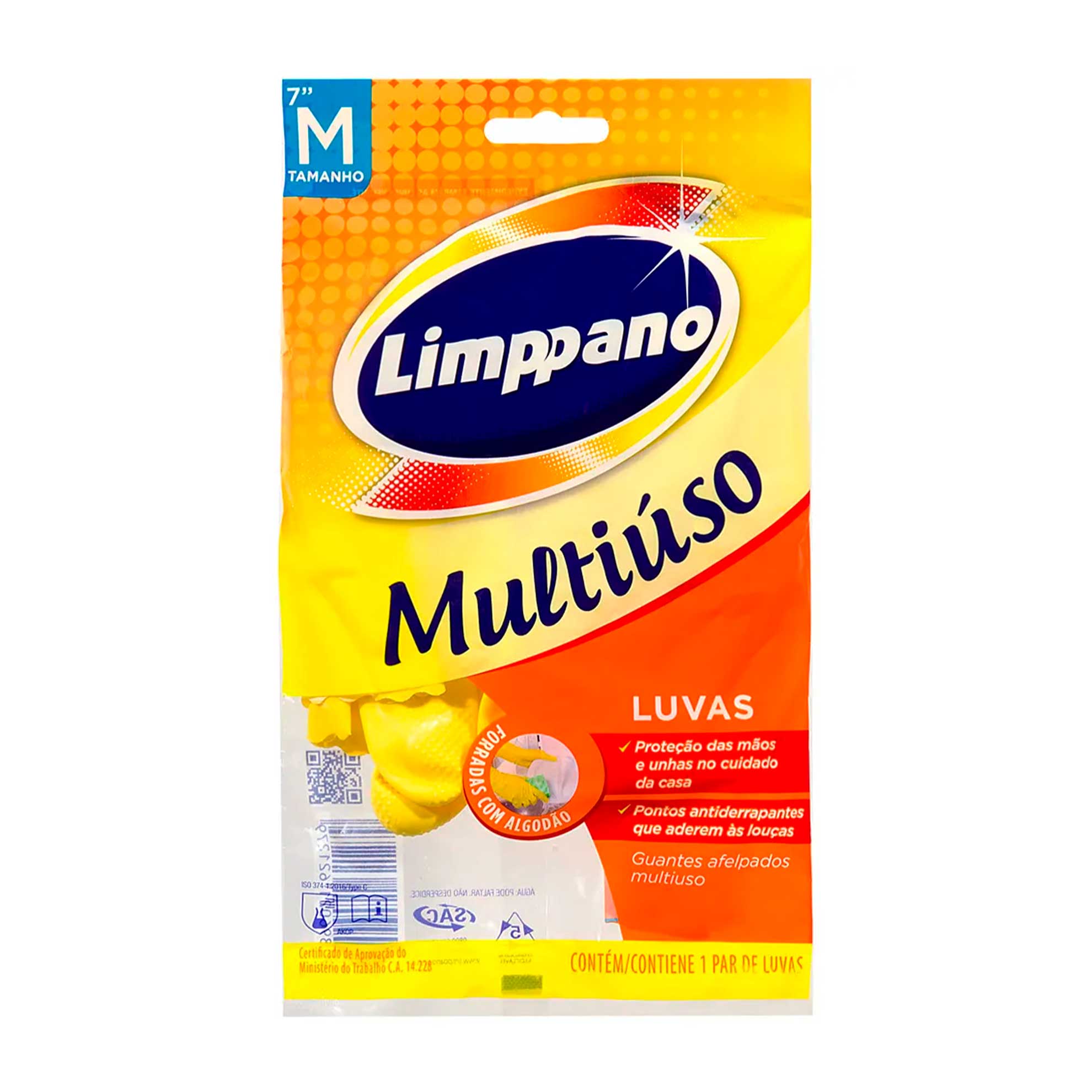 Luva Multiúso Média Limppano