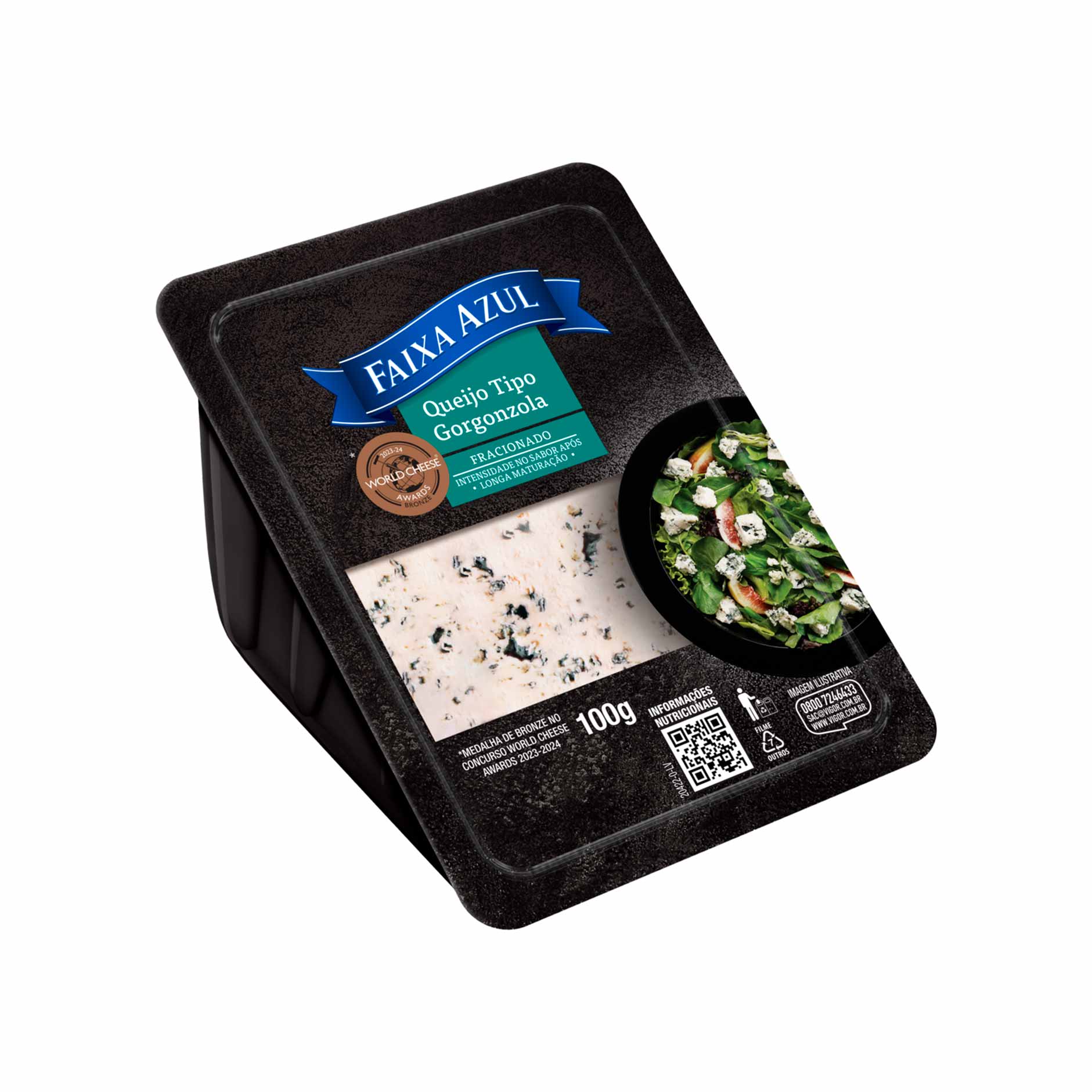 Queijo Tipo Gorgonzola Faixa Azul 100g