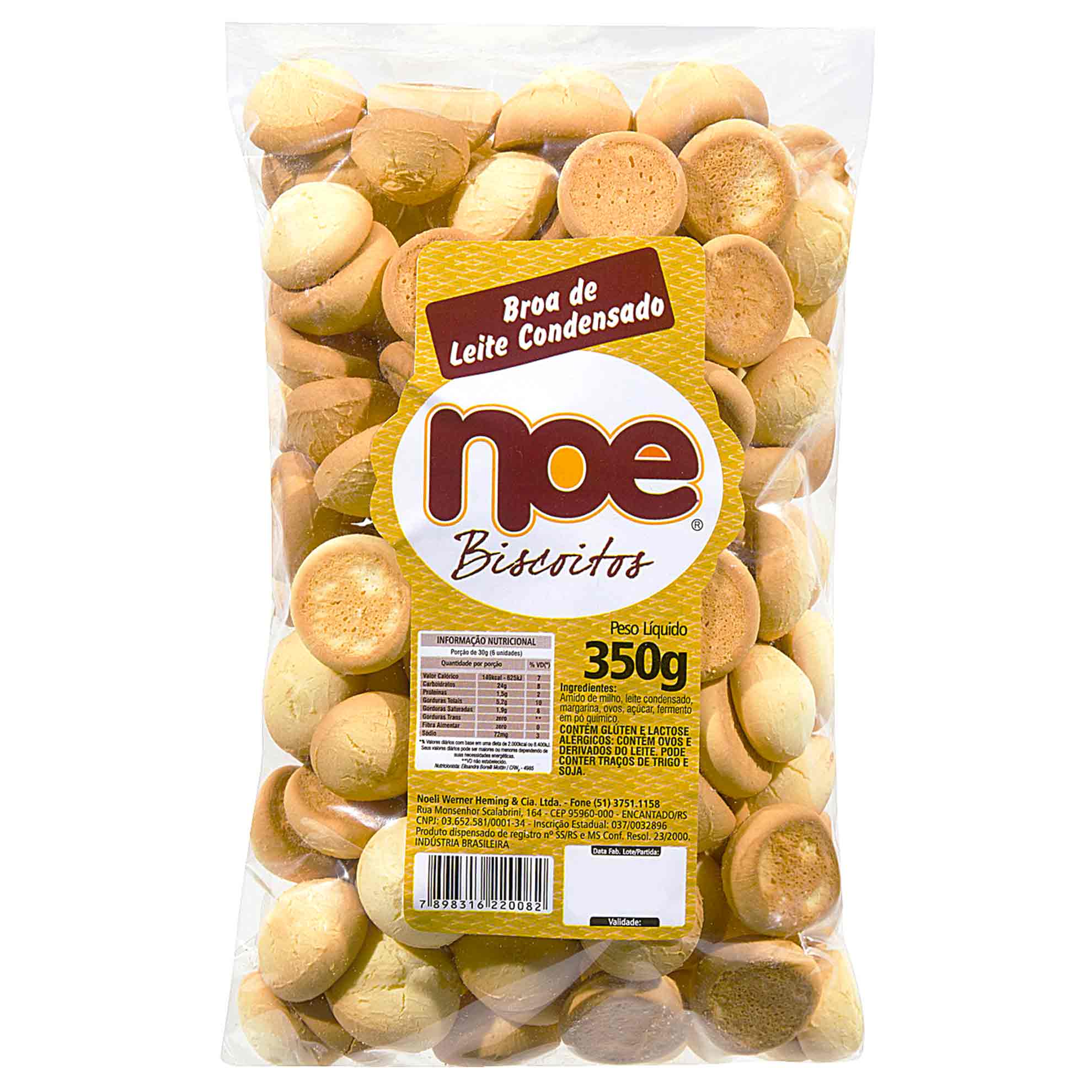Biscoito Broa de Leite Condensado Noe 350g