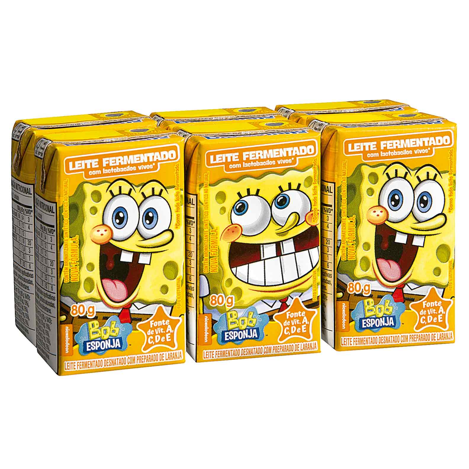 Leite Fermentado Bob Esponja Elegê 480g