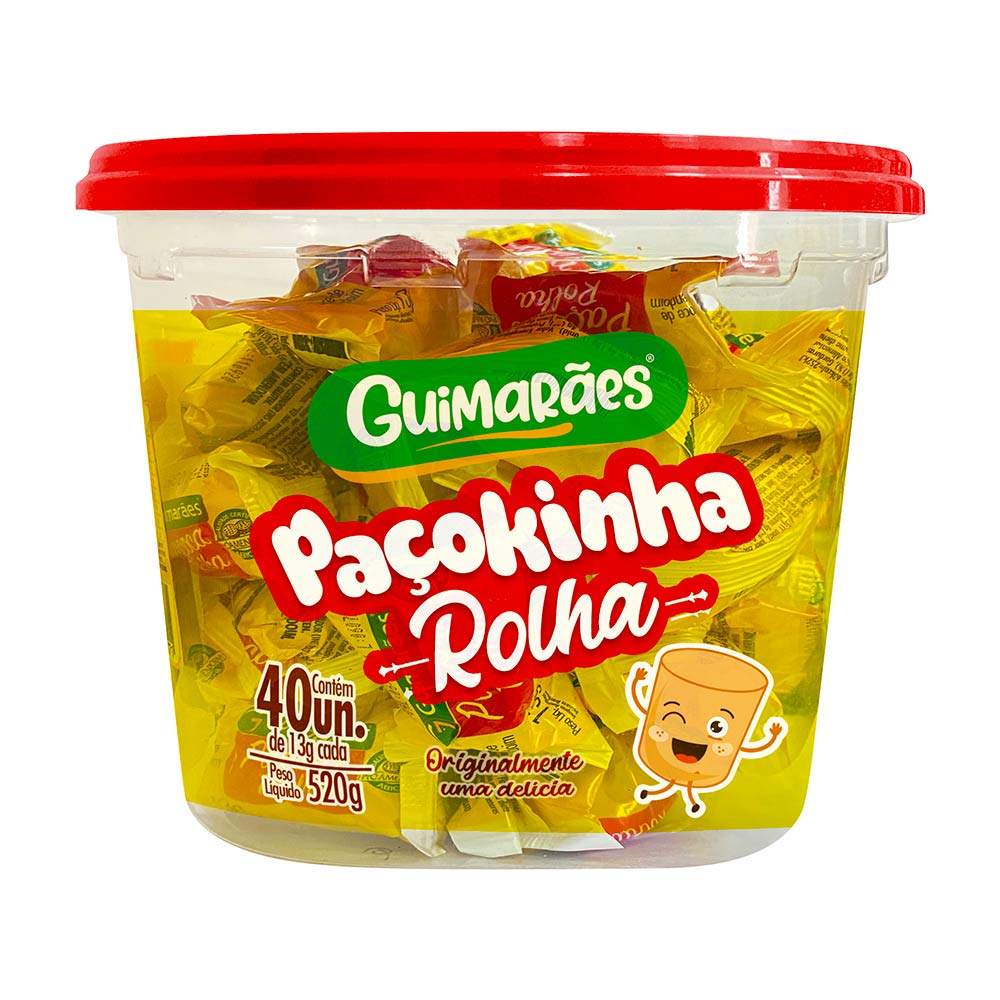 Paçoca Rolha Paçokinha Guimarães 520g
