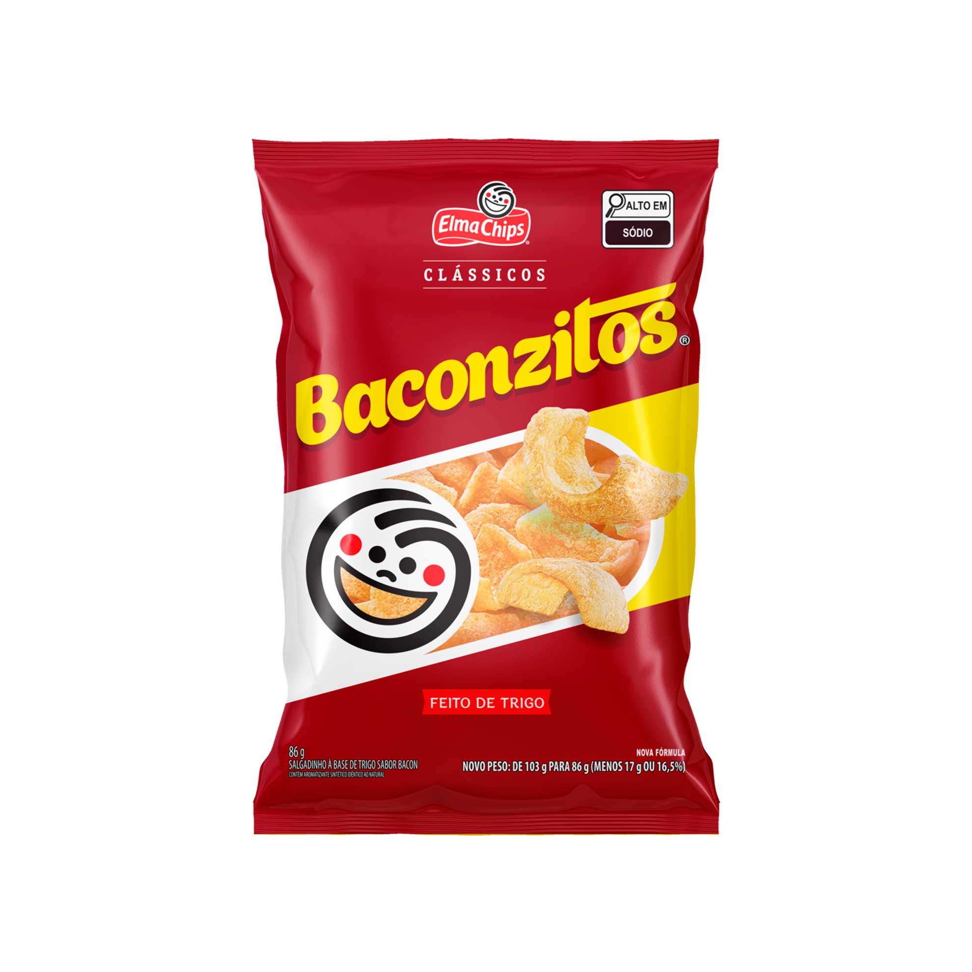 Salgadinho Elma Chips Baconzitos 86g
