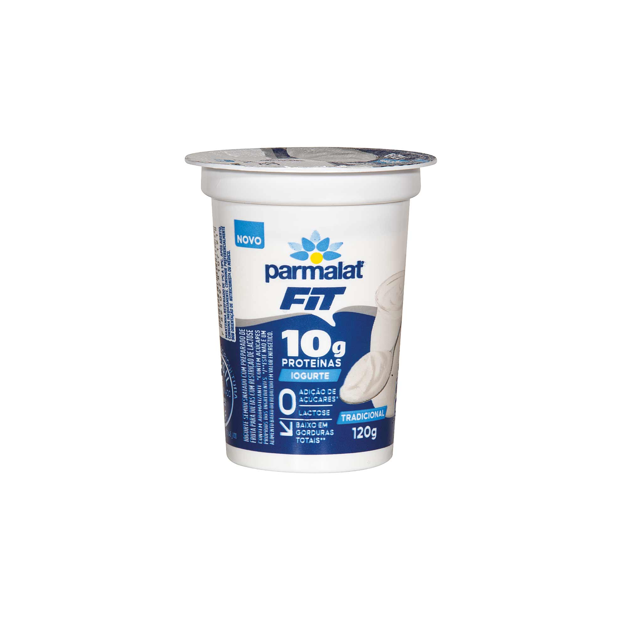 Iogurte Tradicional Semidesnatado Parmalat Fit 120g