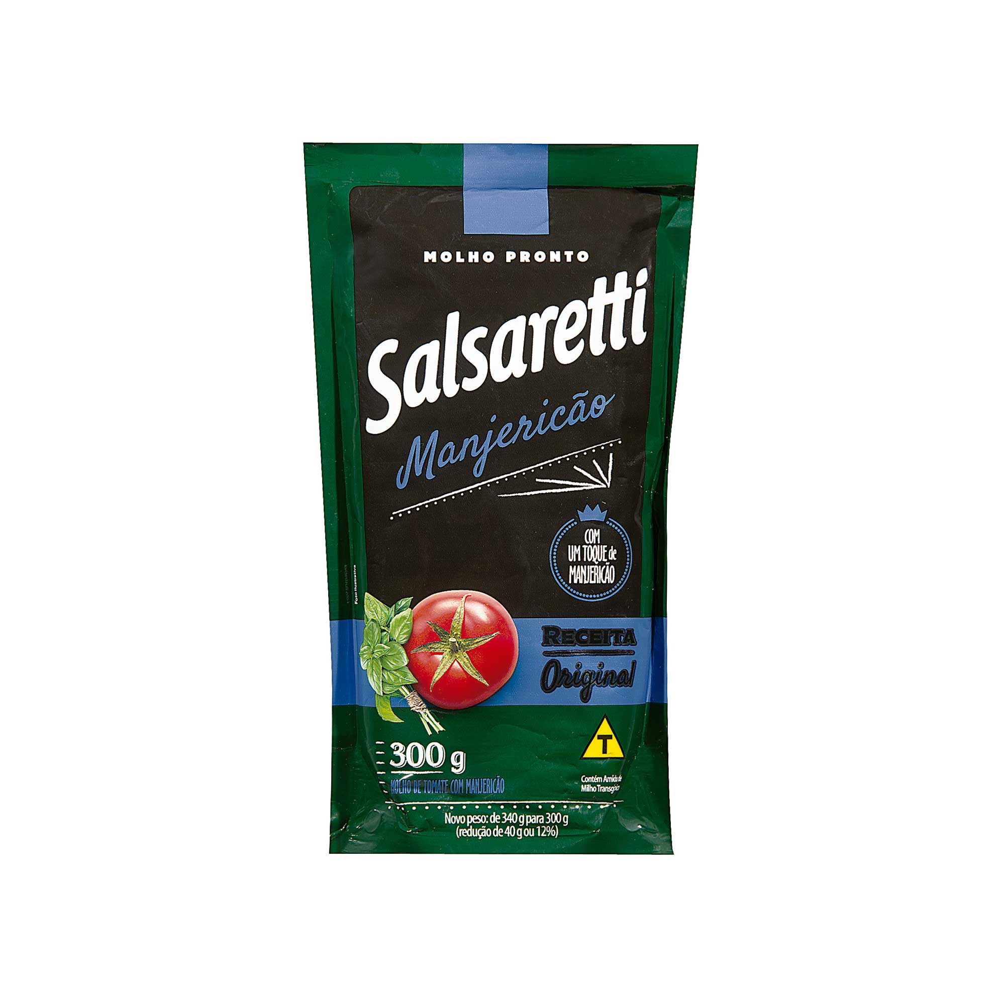 Molho de Tomate Manjericão Salsaretti 300g