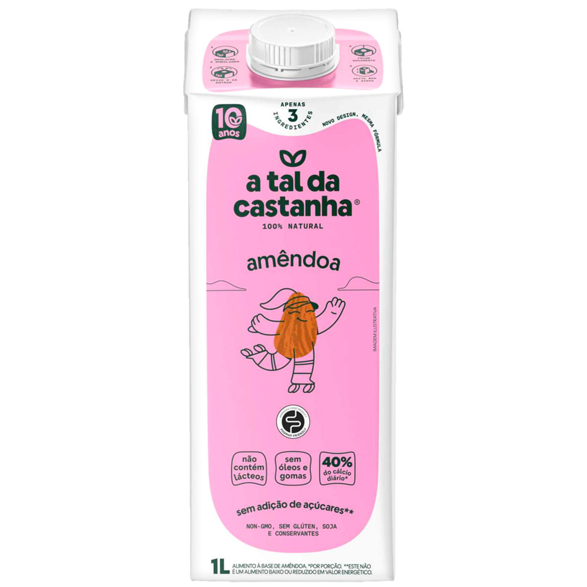 Bebida de Amêndoa A Tal da Castanha 1 Litro