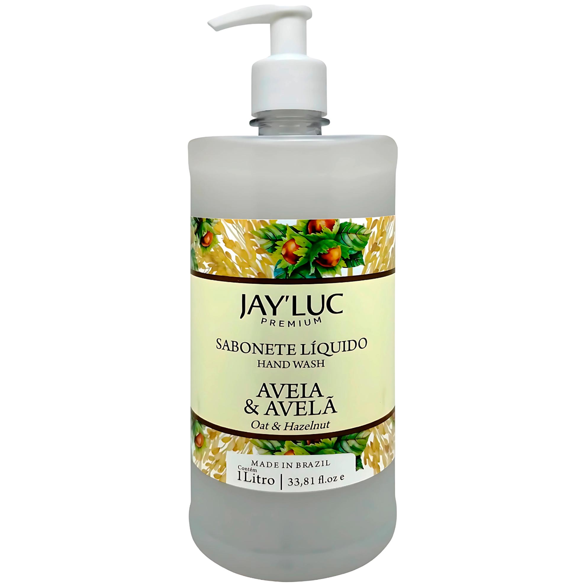 Sabonete Líquido Jay'Luc Aveia & Avelã 1 Litro
