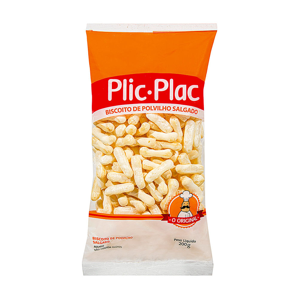 Biscoito de Polvilho Plic-Plac 200g