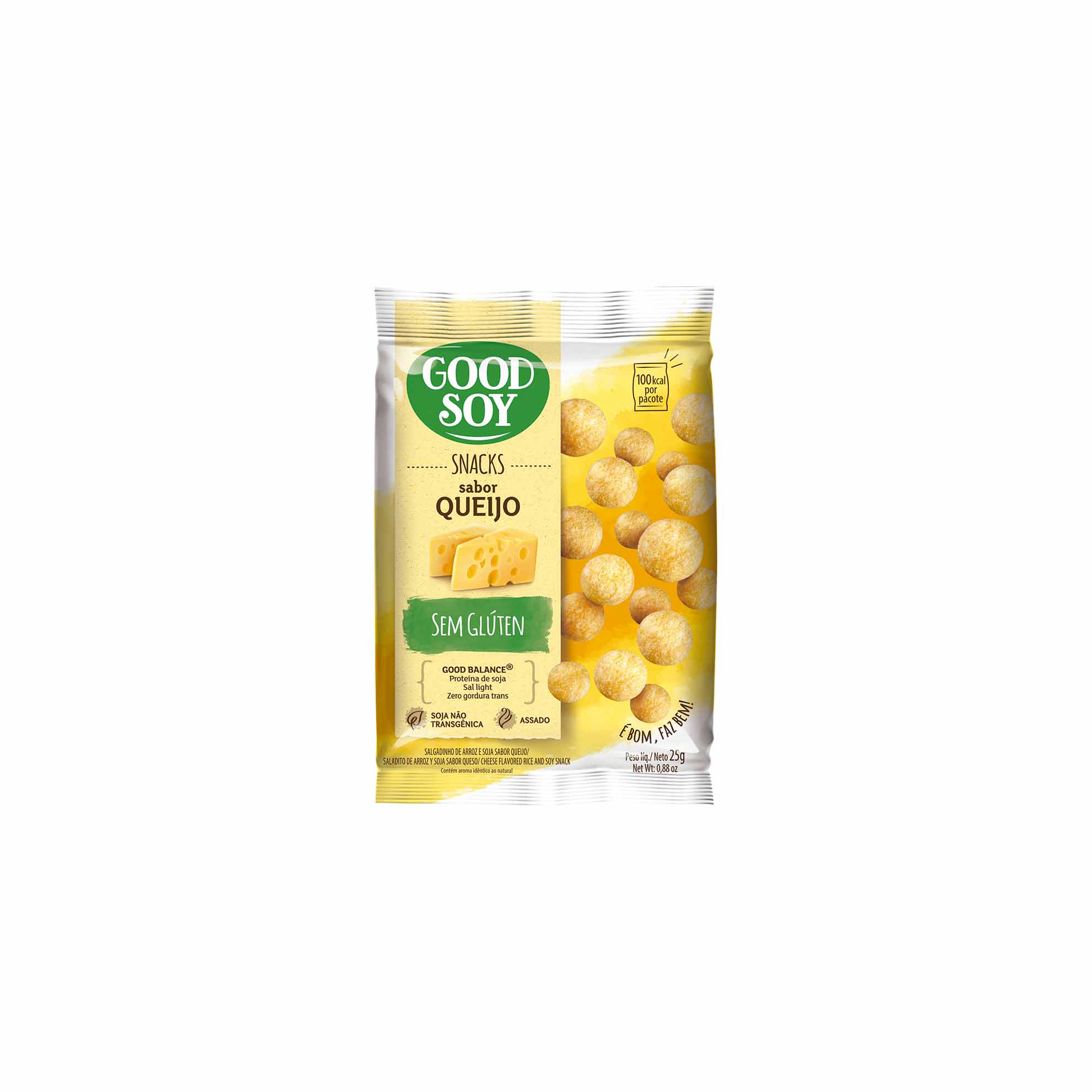 Snack de Soja Good Soy sem Glúten Queijo 25g