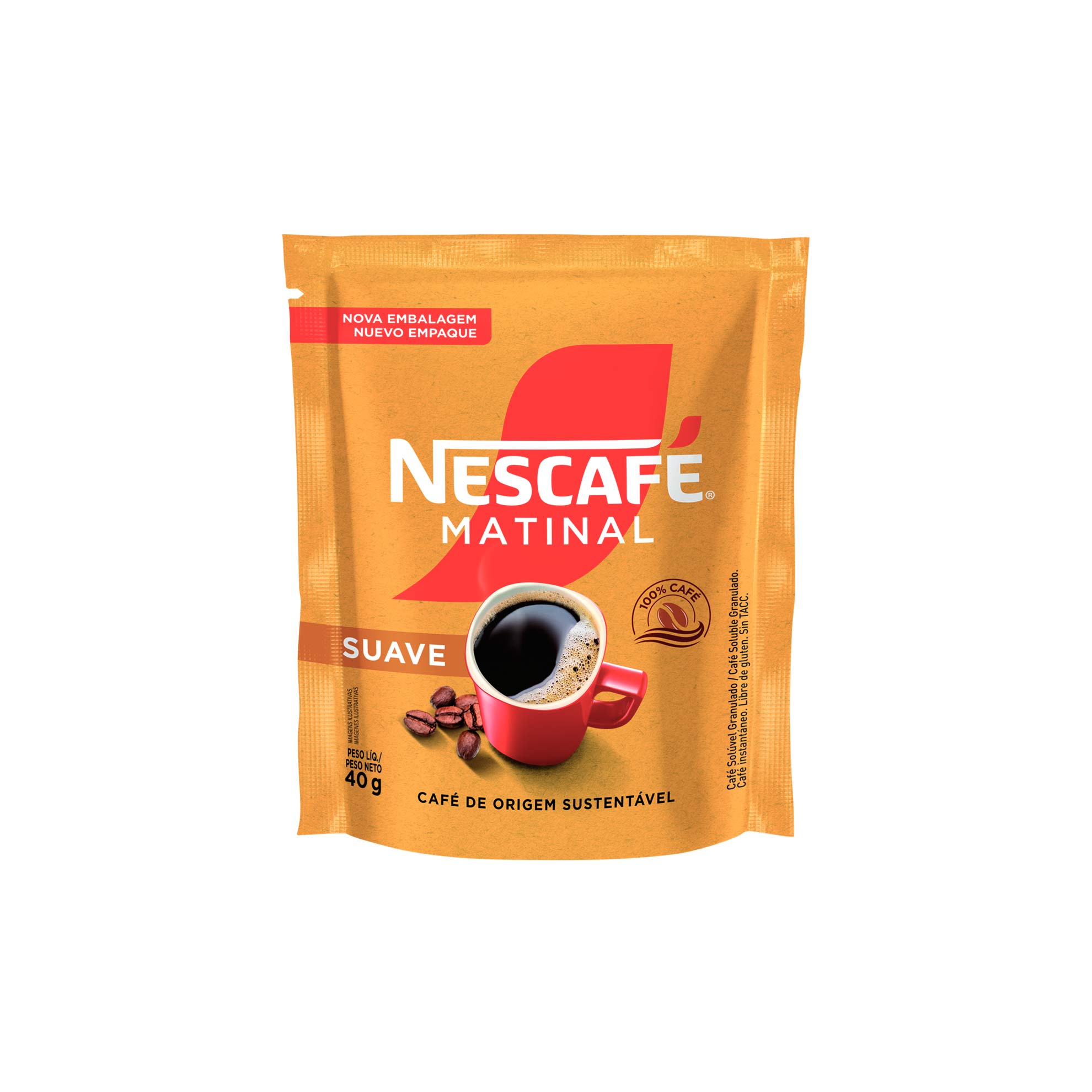 Café Solúvel Matinal Suave Nescafé 40g
