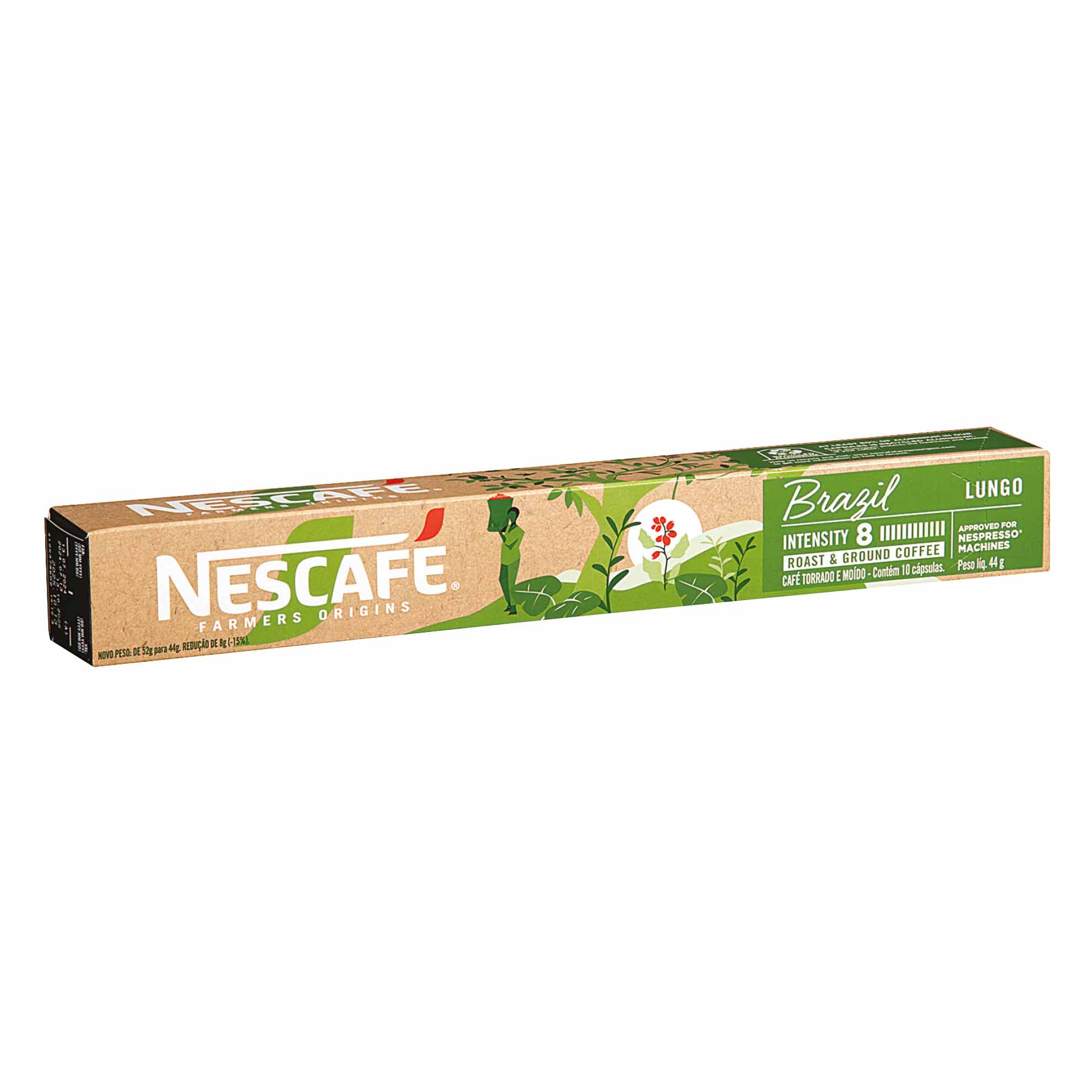 Cápsulas de Café Lungo Brazil Nescafé 10 unidades