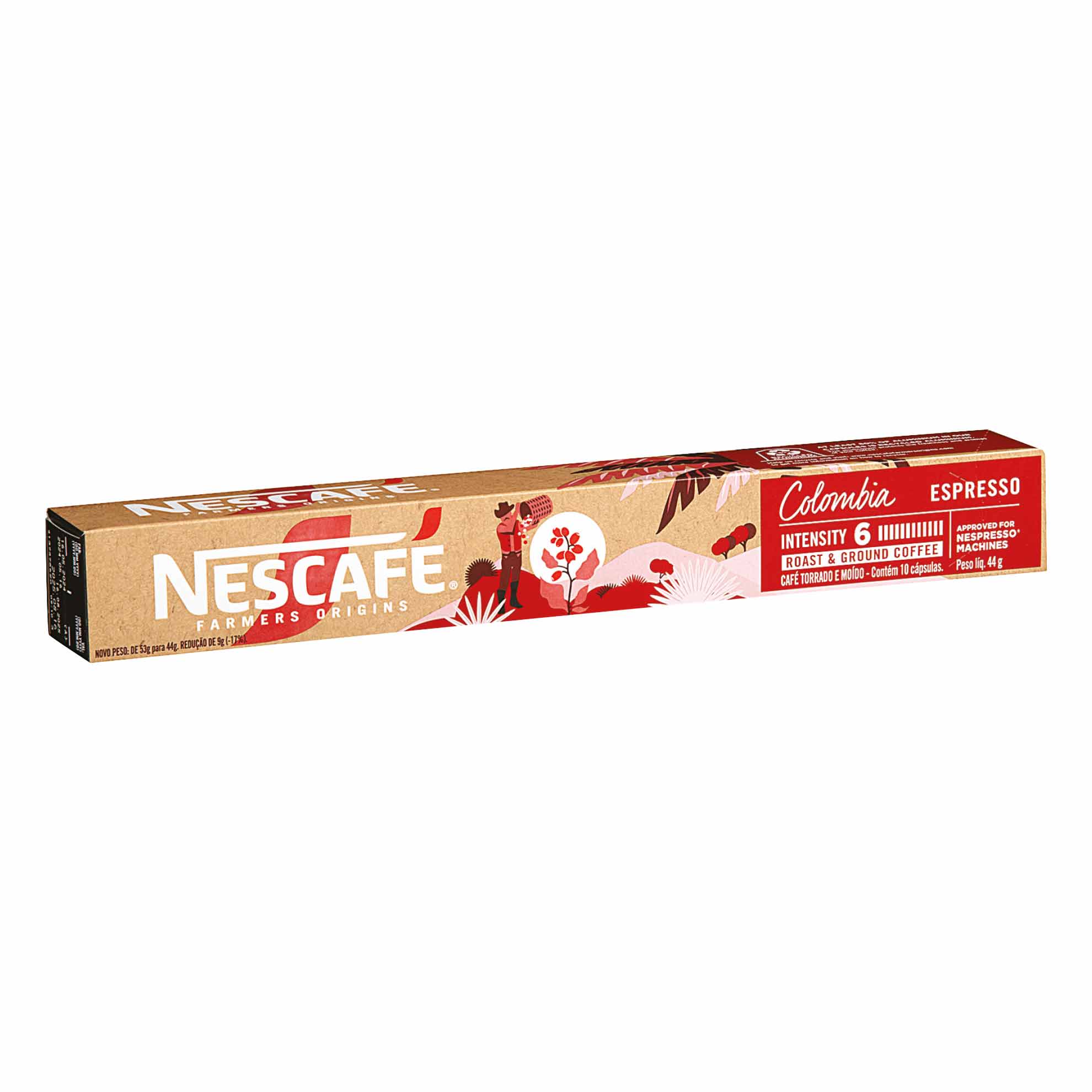 Cápsulas de Café  Espresso Colombia Nescafé 10 unidades