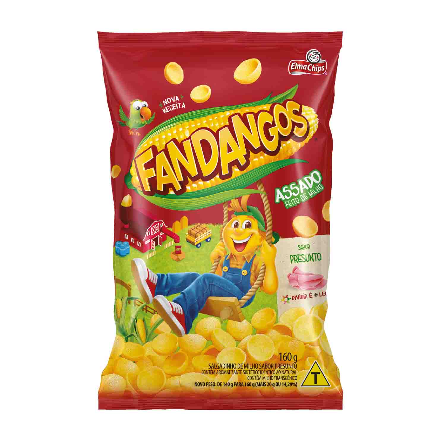 Salgadinho Elma Chips Fandangos Presunto 160g