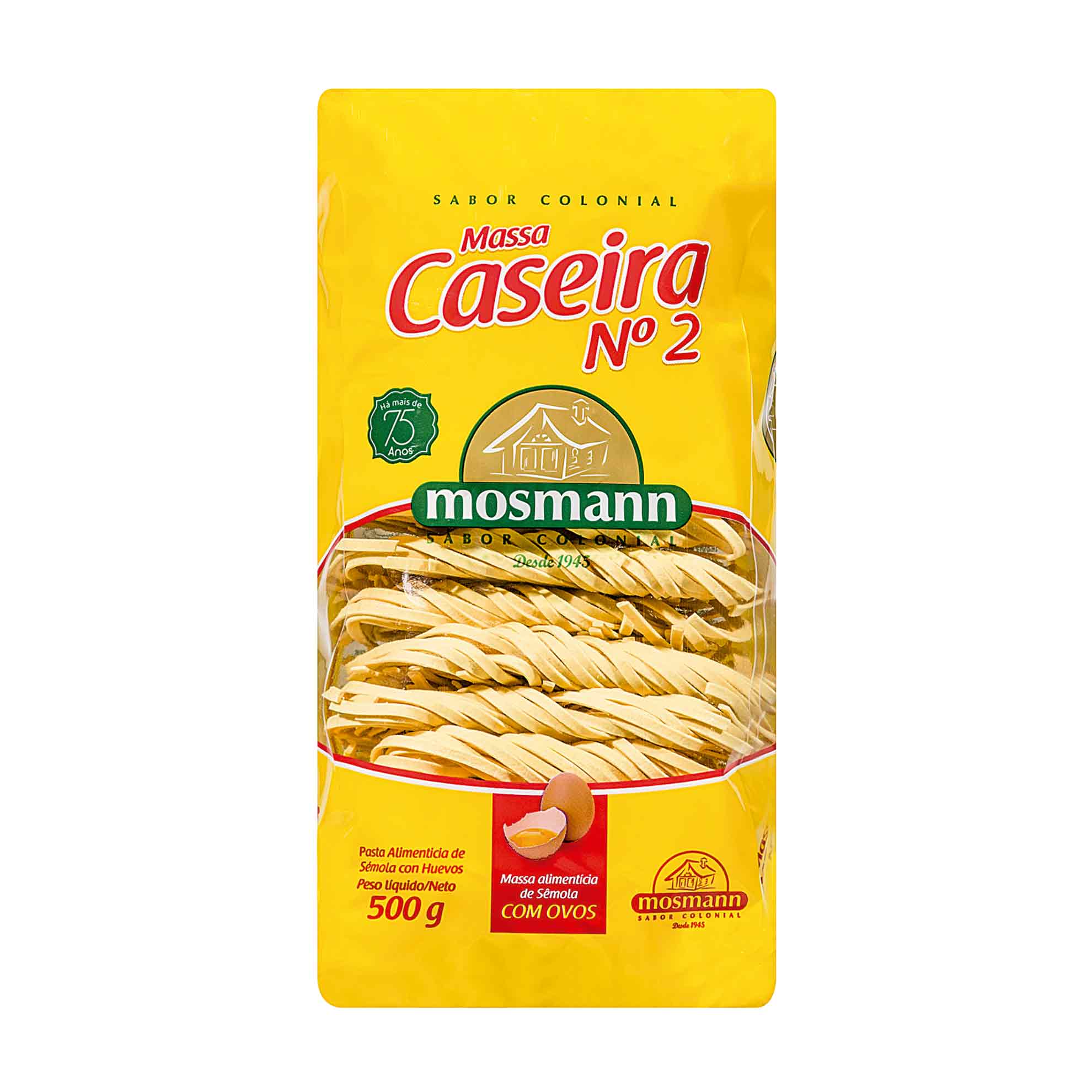 Massa Caseira nº2 com Ovos Mosmann 500g