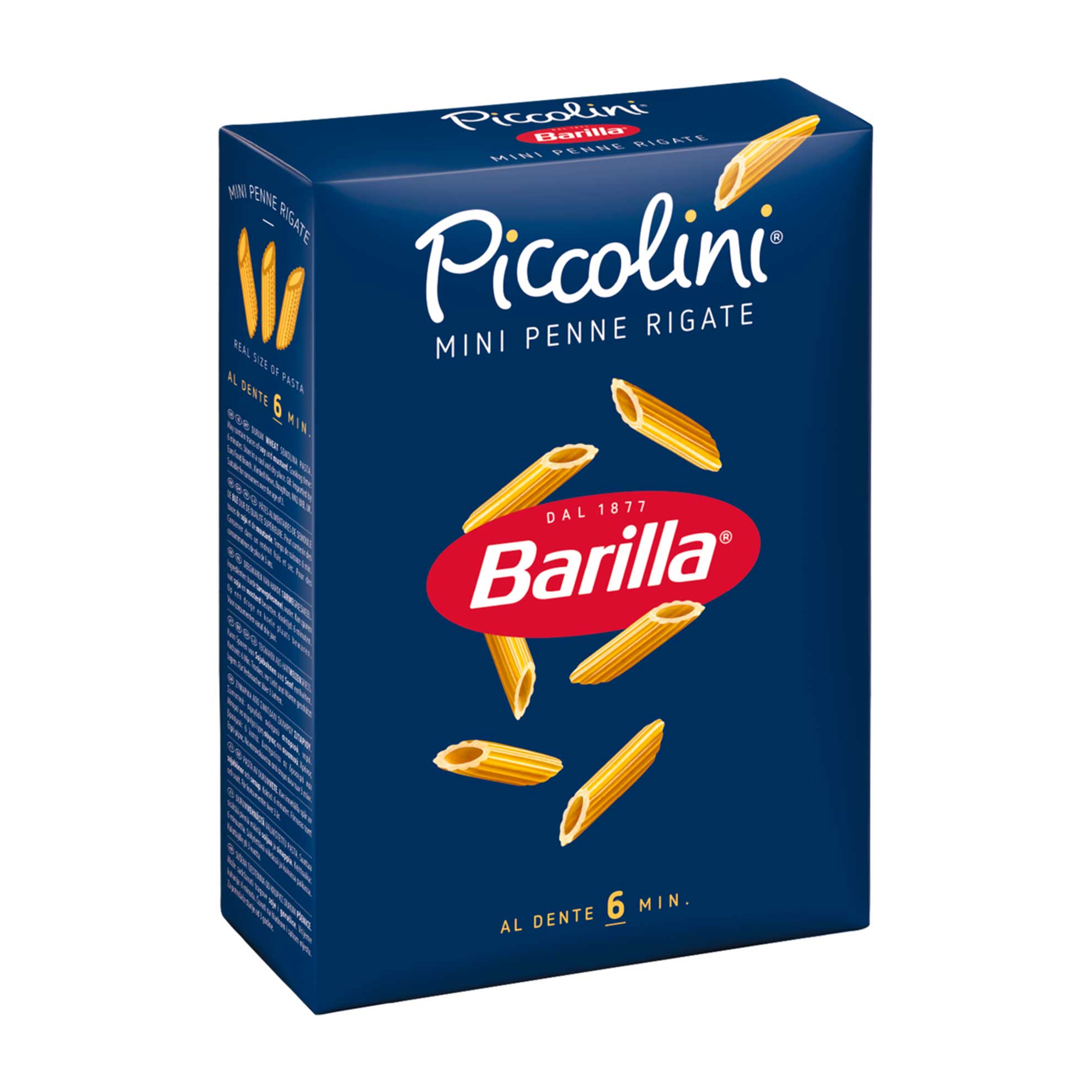 Massa Mini Penne Rigate Piccolini Barilla 500g