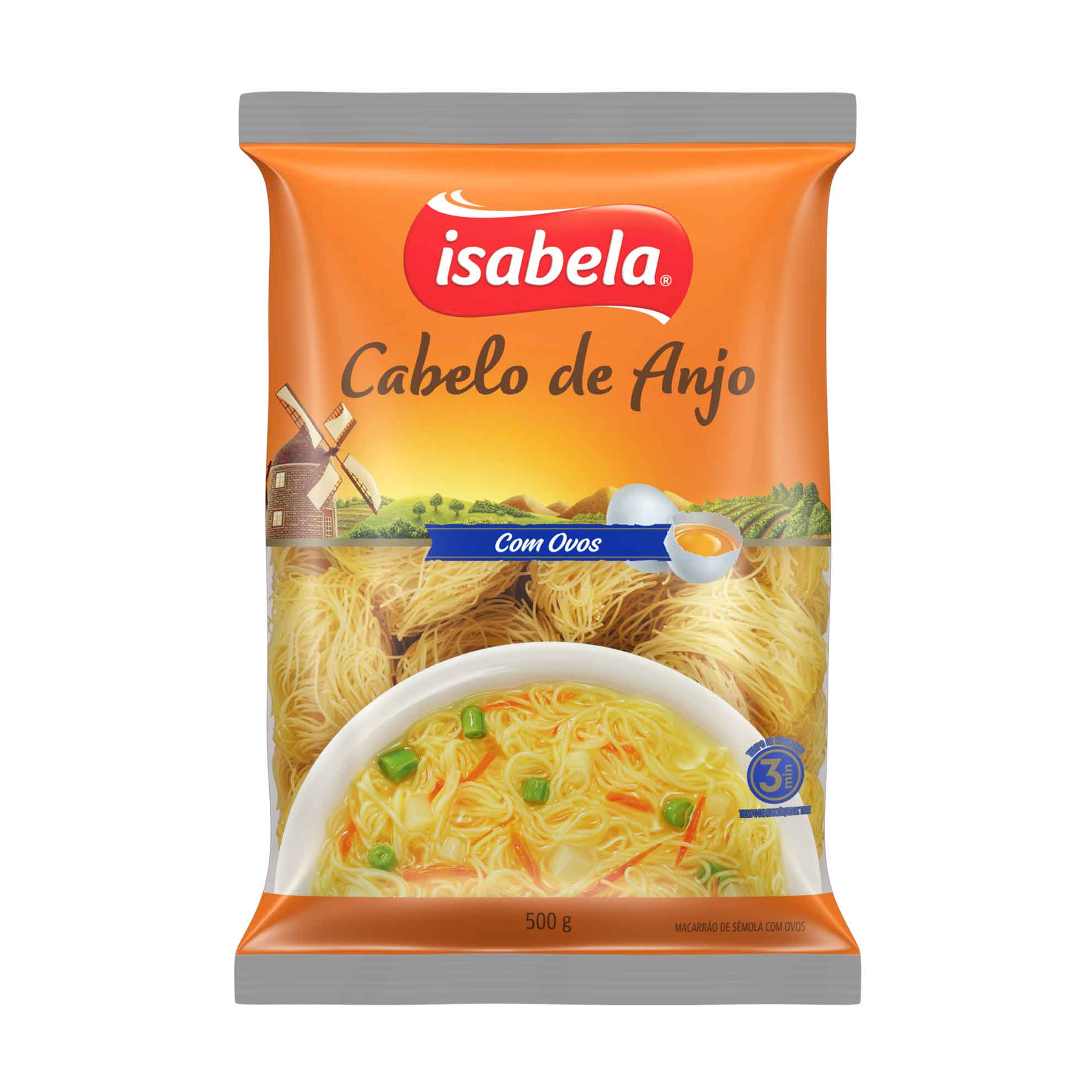 Massa Cabelo de Anjo Isabela 500g