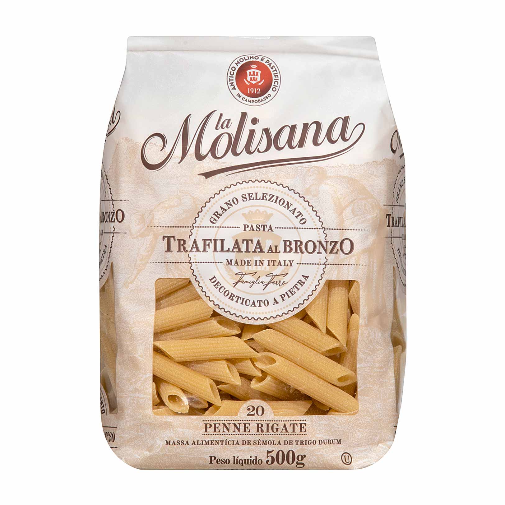 Massa Penne Rigate nº20 La Molisana 500g