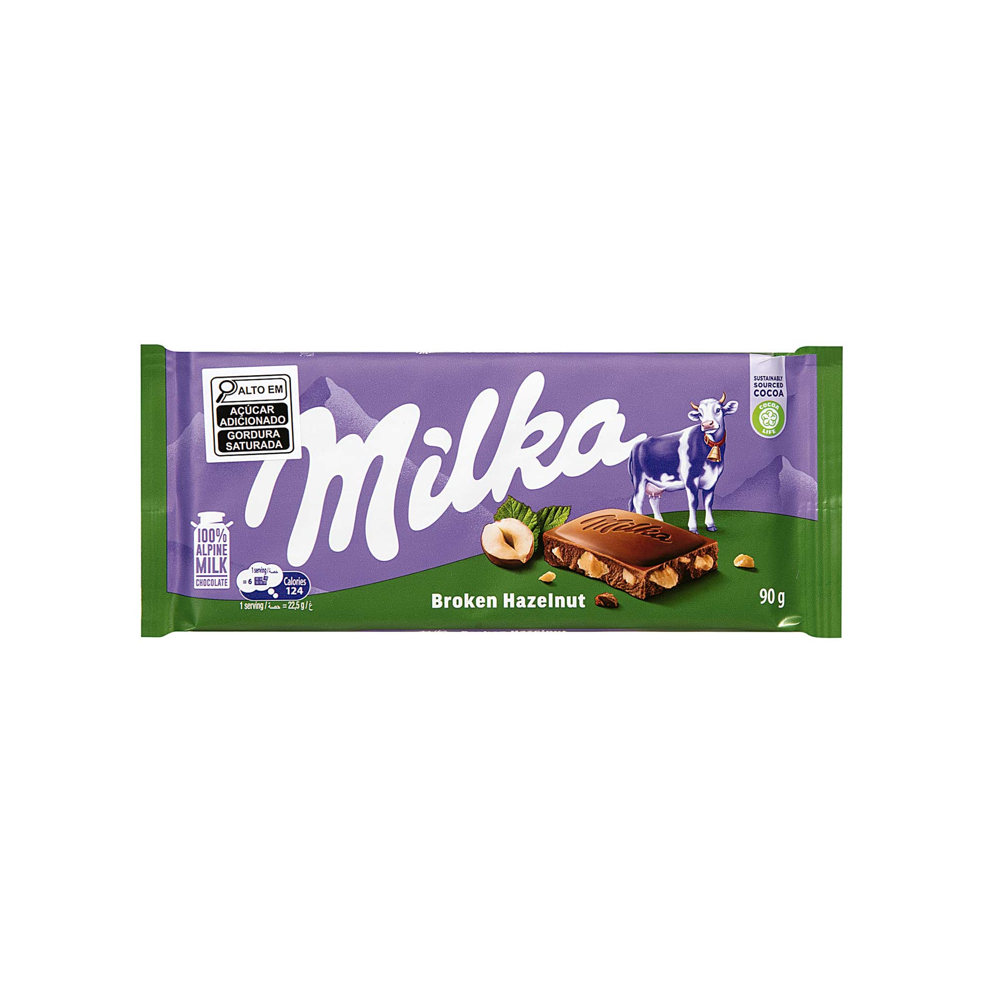 Chocolate Milka Broken Hazelnut 90g
