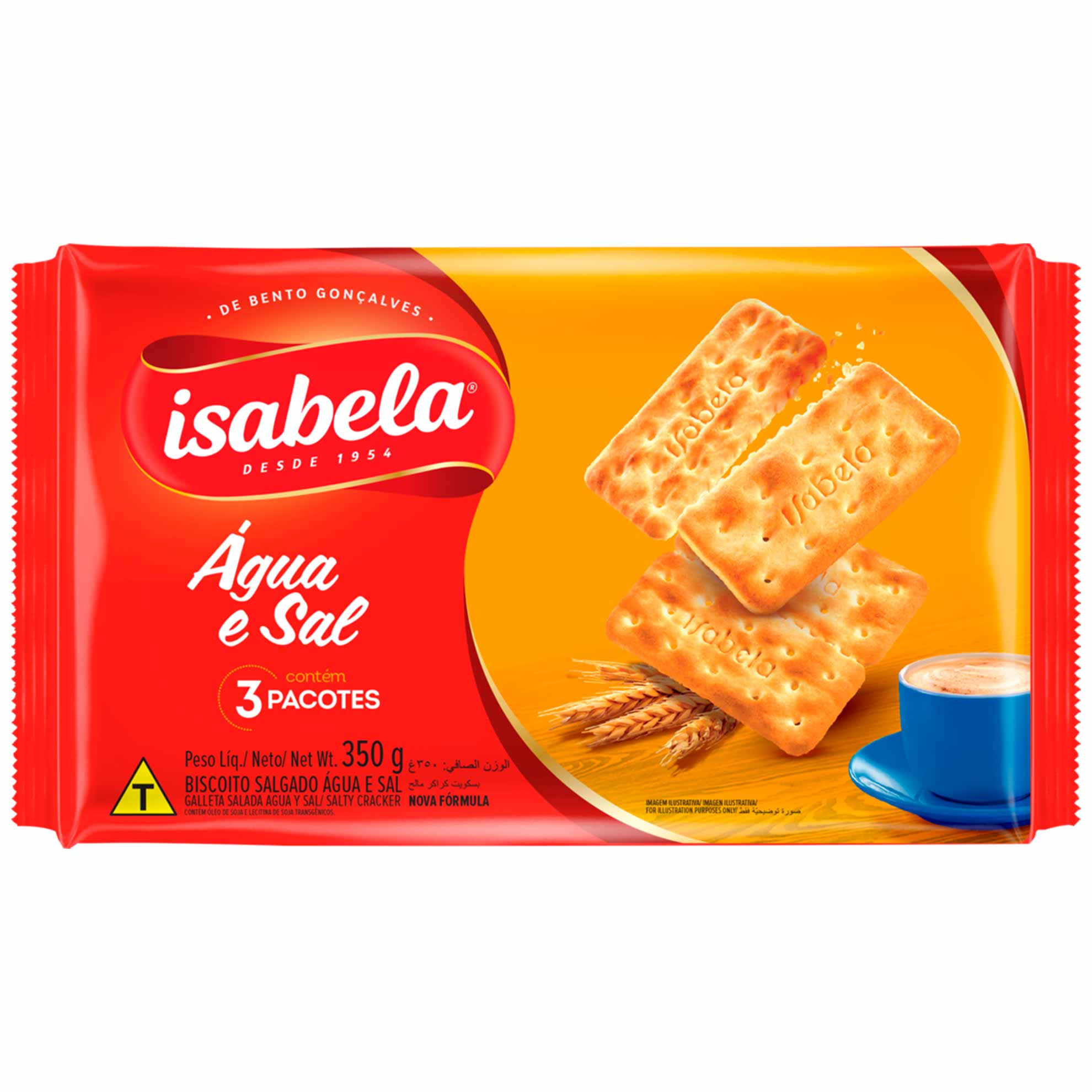 Biscoito Água e Sal Isabela 350g