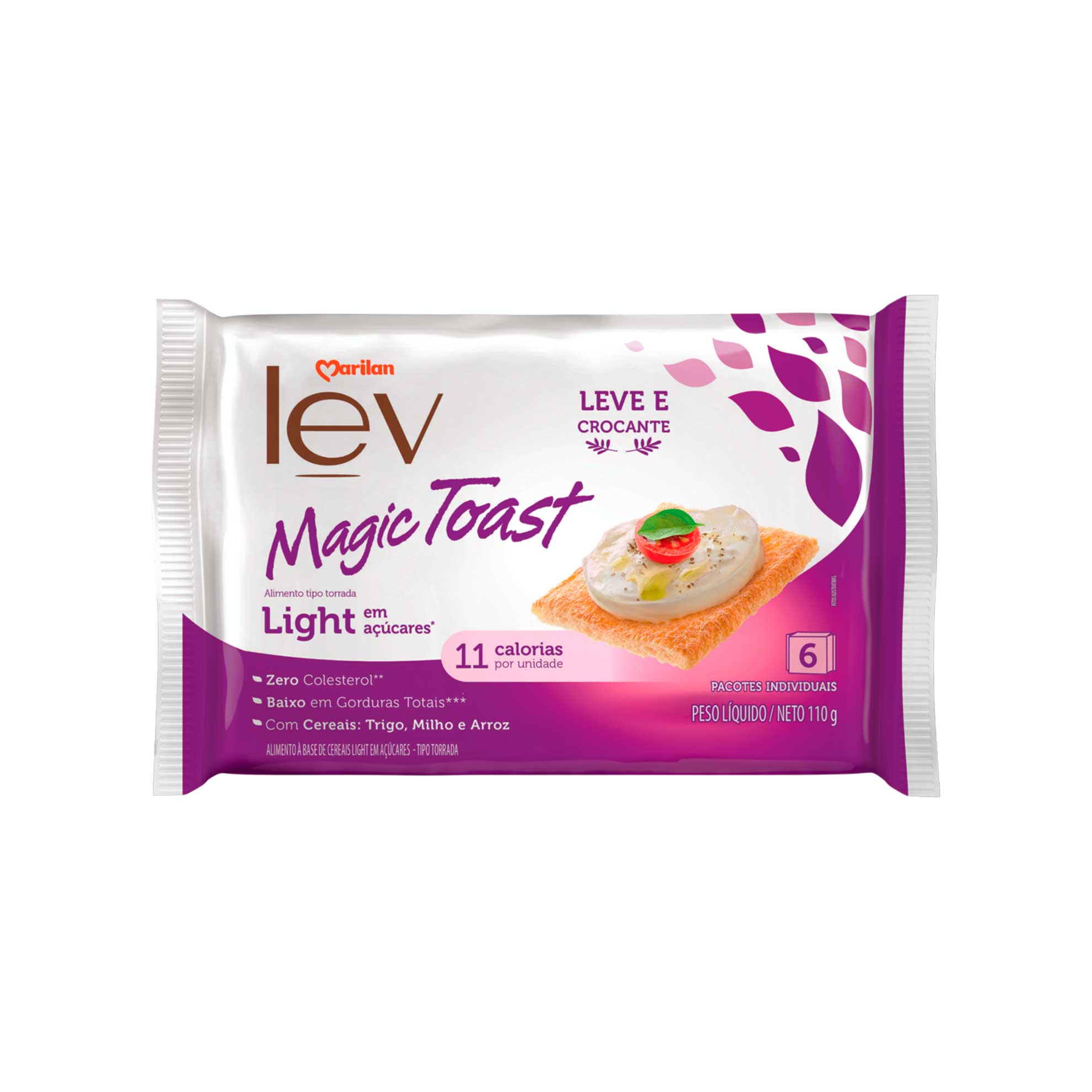 Torrada Magic Toast Light Lev Marilan 110g