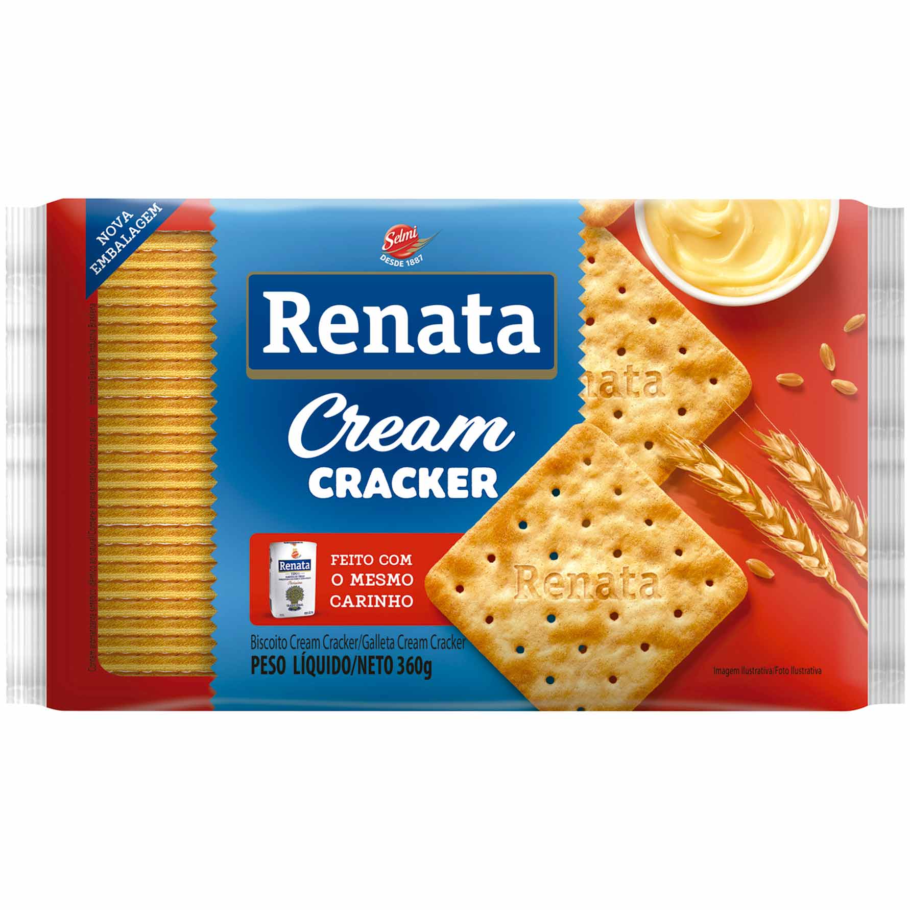Biscoito Cream Cracker Renata 360g