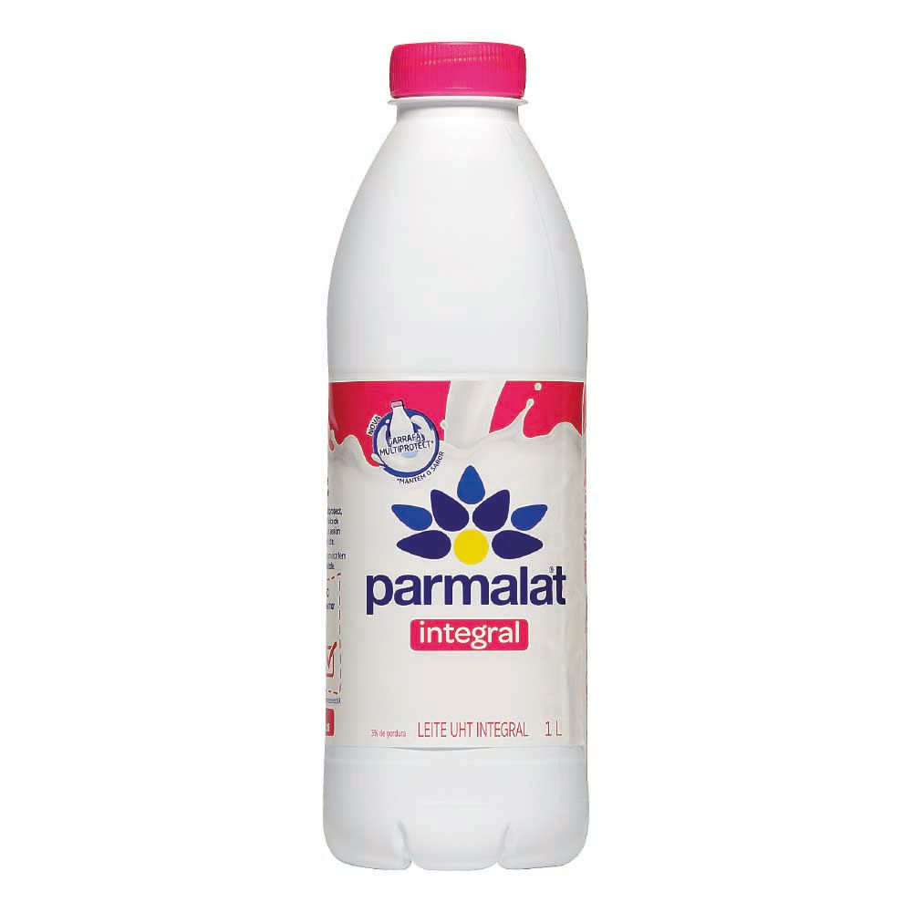 Leite UHT Integral Parmalat Garrafa 1 Litro