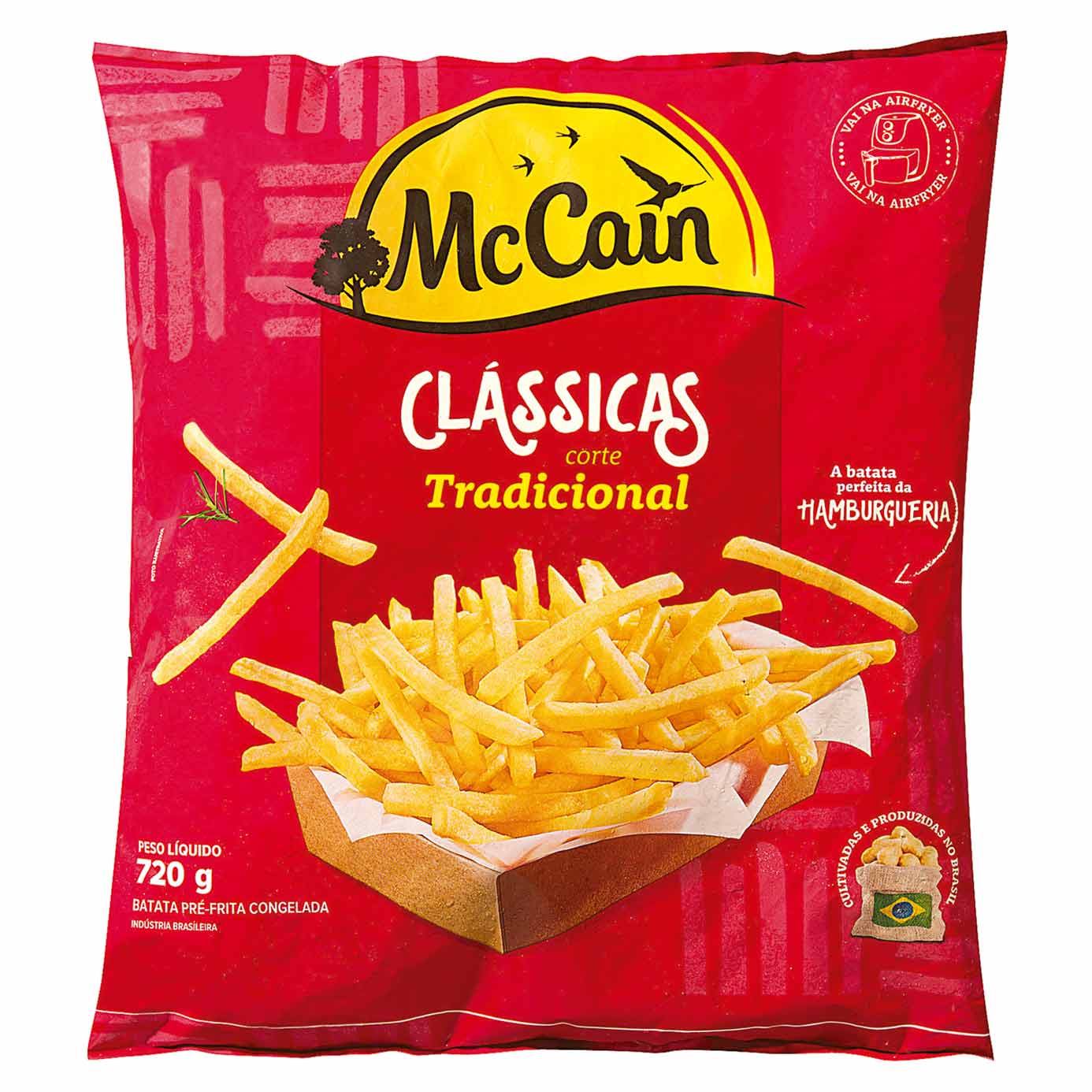 Batata Palito Pré-frita Tradicional Congelada McCain 720g