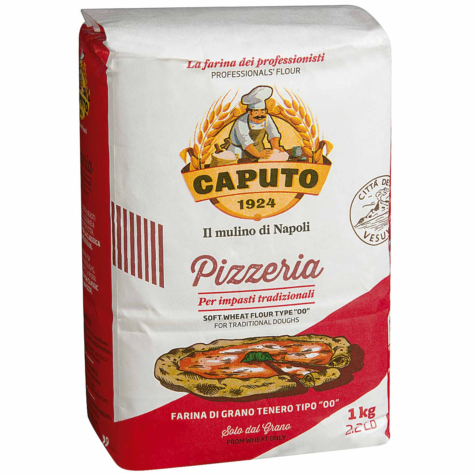 Farinha de Trigo Pizzeria Tipo 00 Caputo 1kg