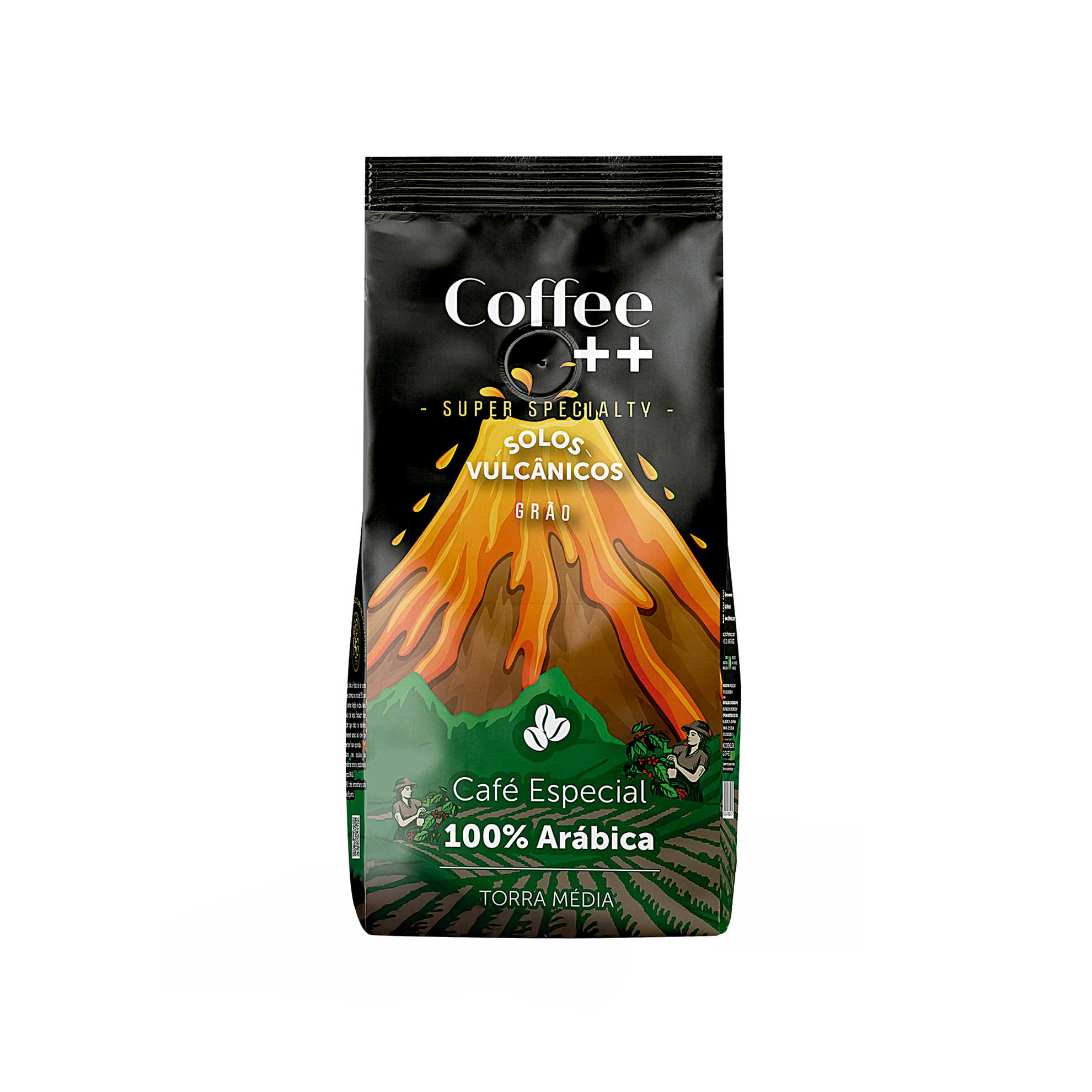 Café Torrado em Grãos Solos Vulcânicos Coffee++ 250g