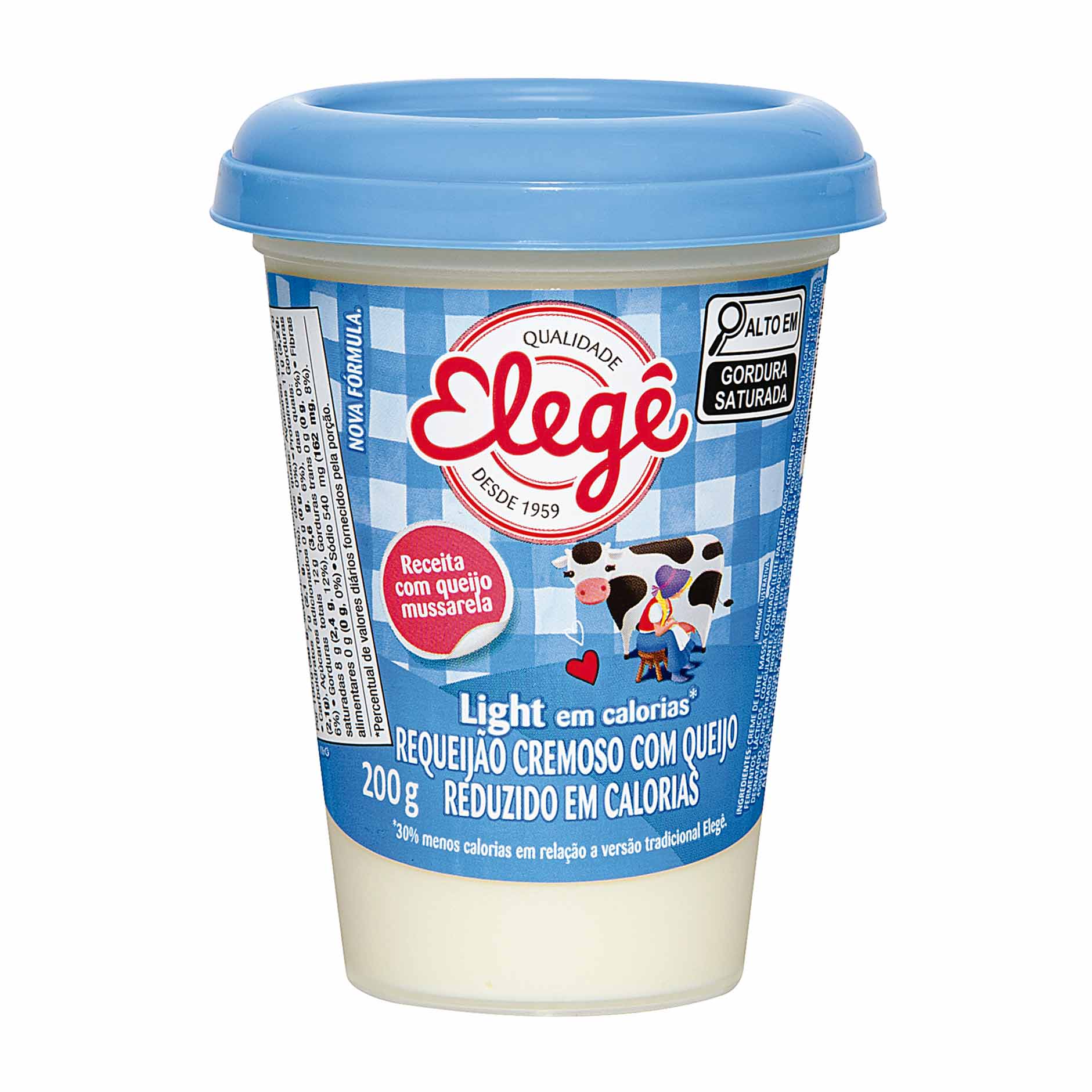 Requeijão Cremoso Light Elegê 200g