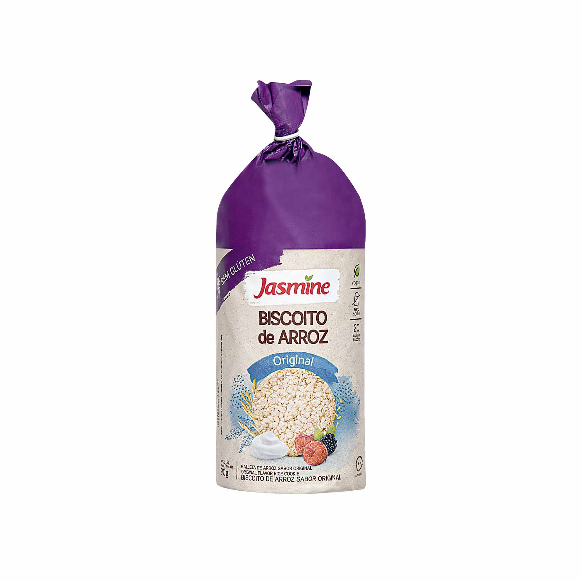 Biscoito de Arroz Original sem Glúten Jasmine 90g