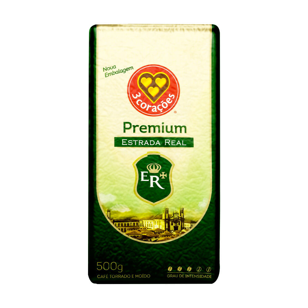 Café Premium Estrada Real 3 Corações 500g