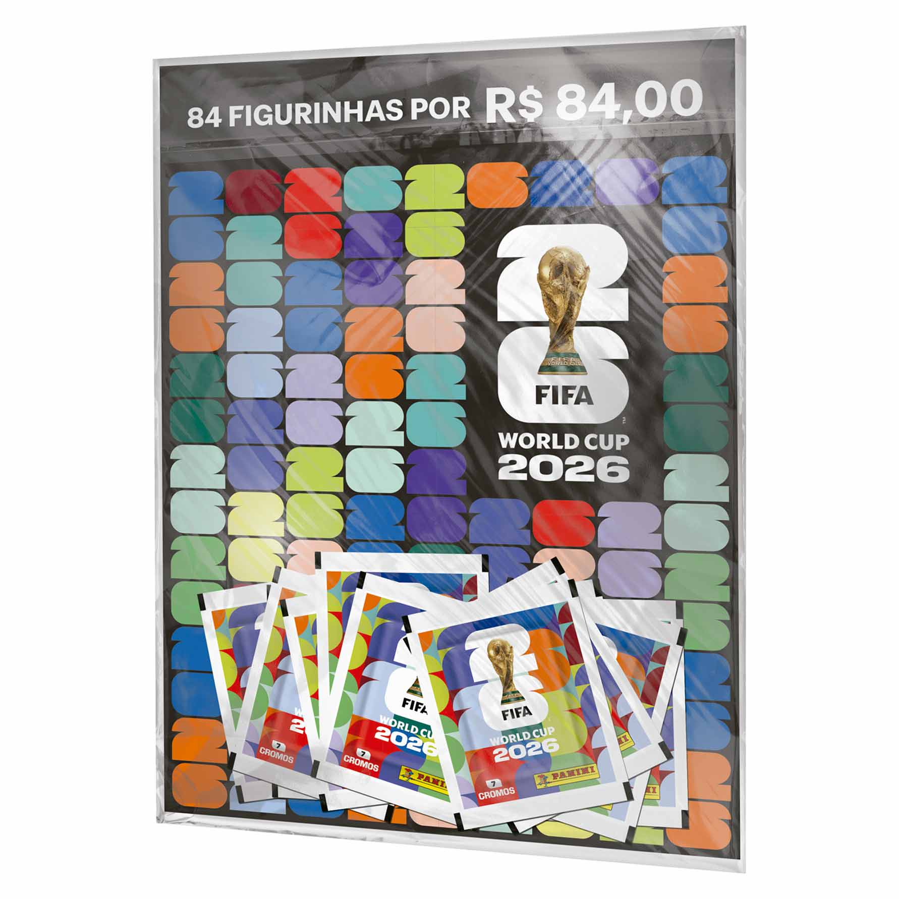 Figurinhas Copa 2026 Panini com 12 Envelopes