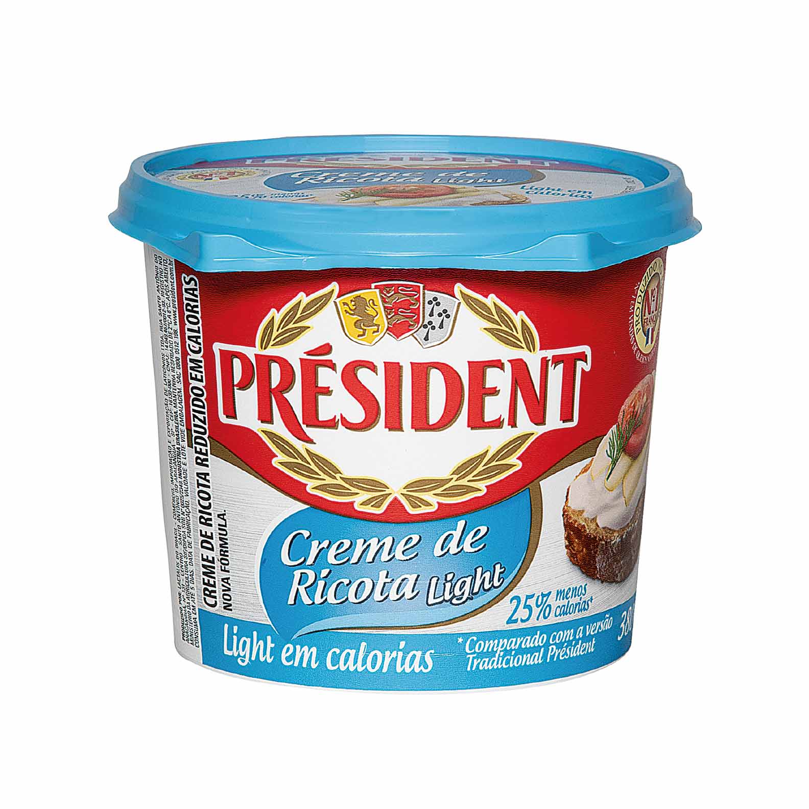Creme de Ricota Light Président 380g