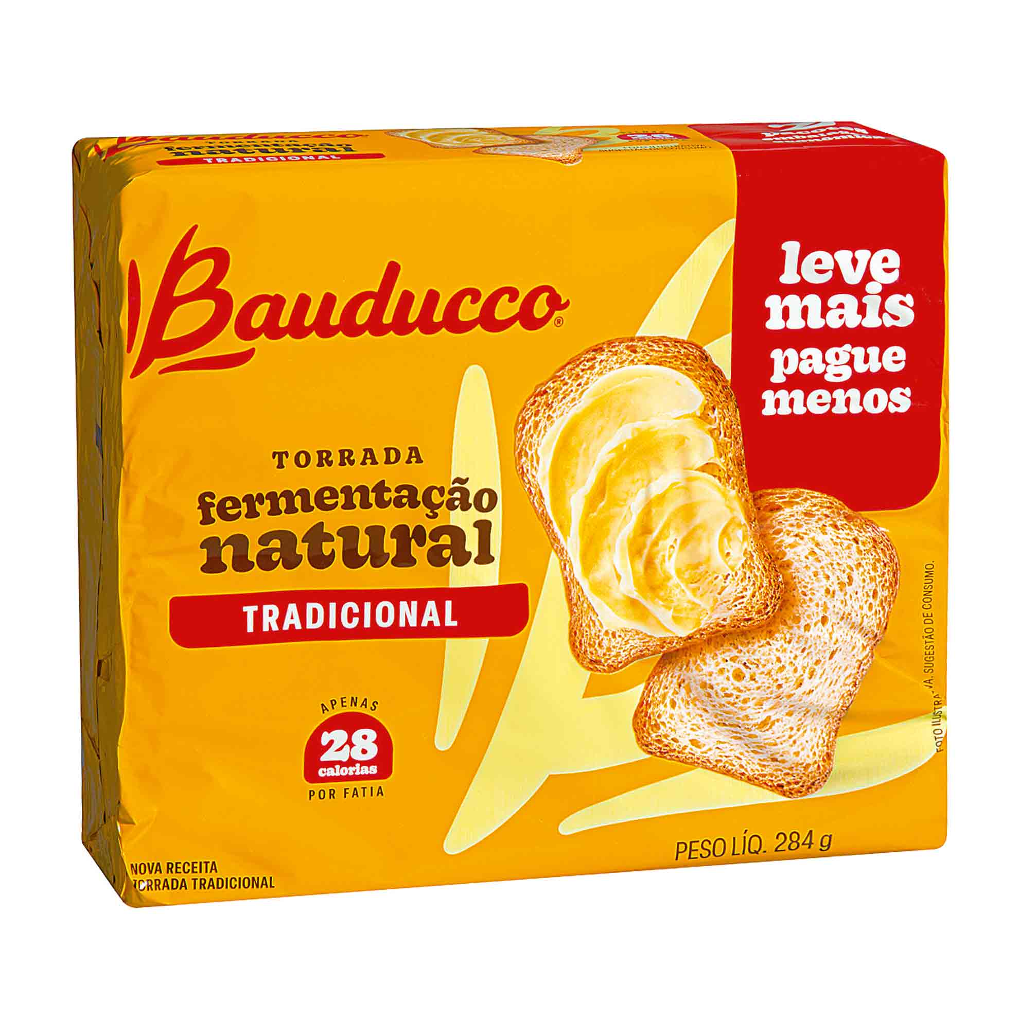 Torrada Tradicional Bauducco 284g Embalagem Promocional