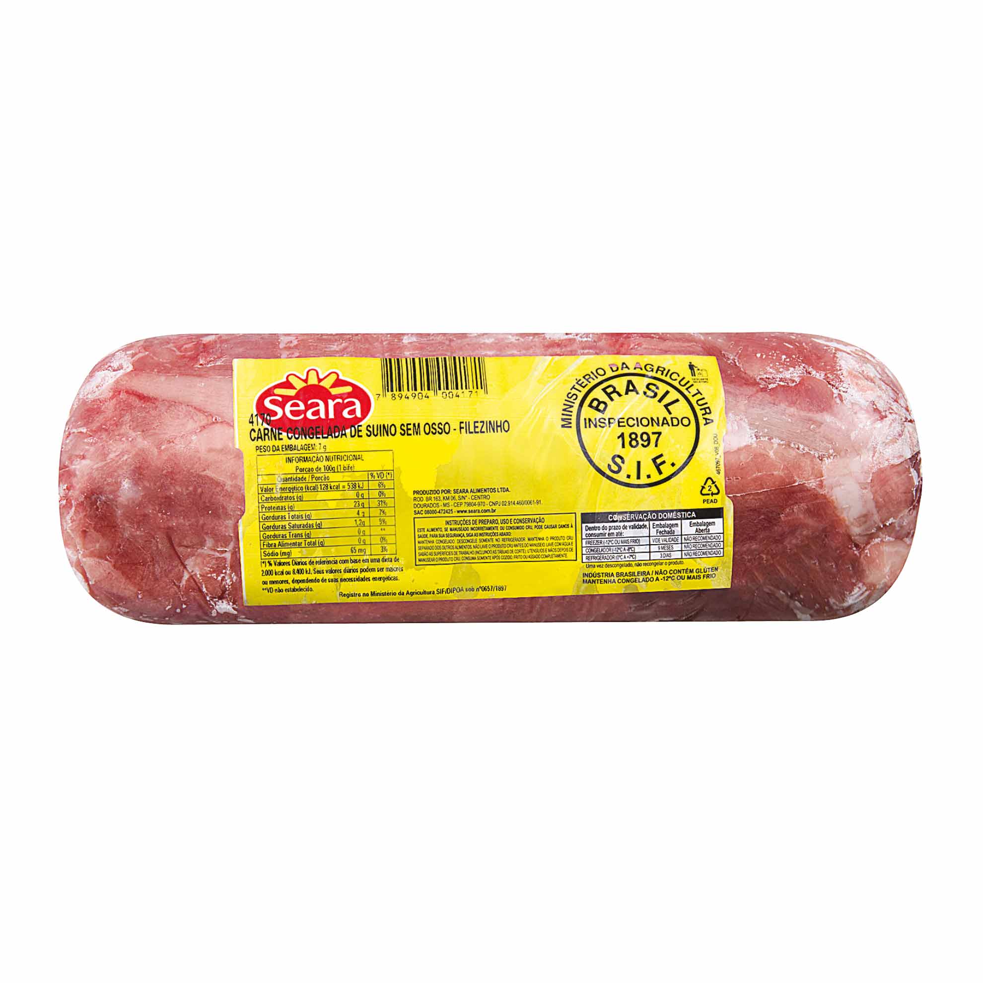 Filezinho Suíno Congelado Seara