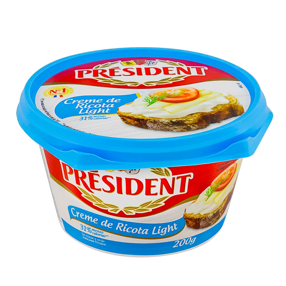 Creme de Ricota Light Président 200g