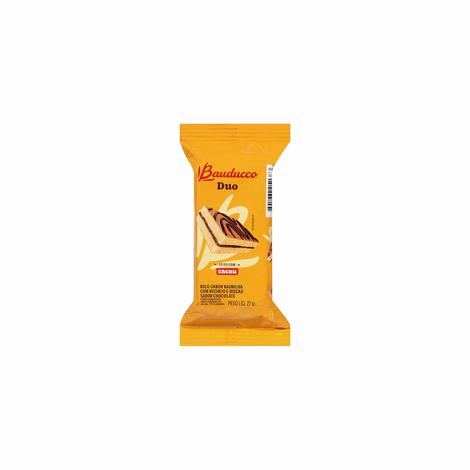 Bolinho com Recheio de Chocolate Duo Bauducco 27g