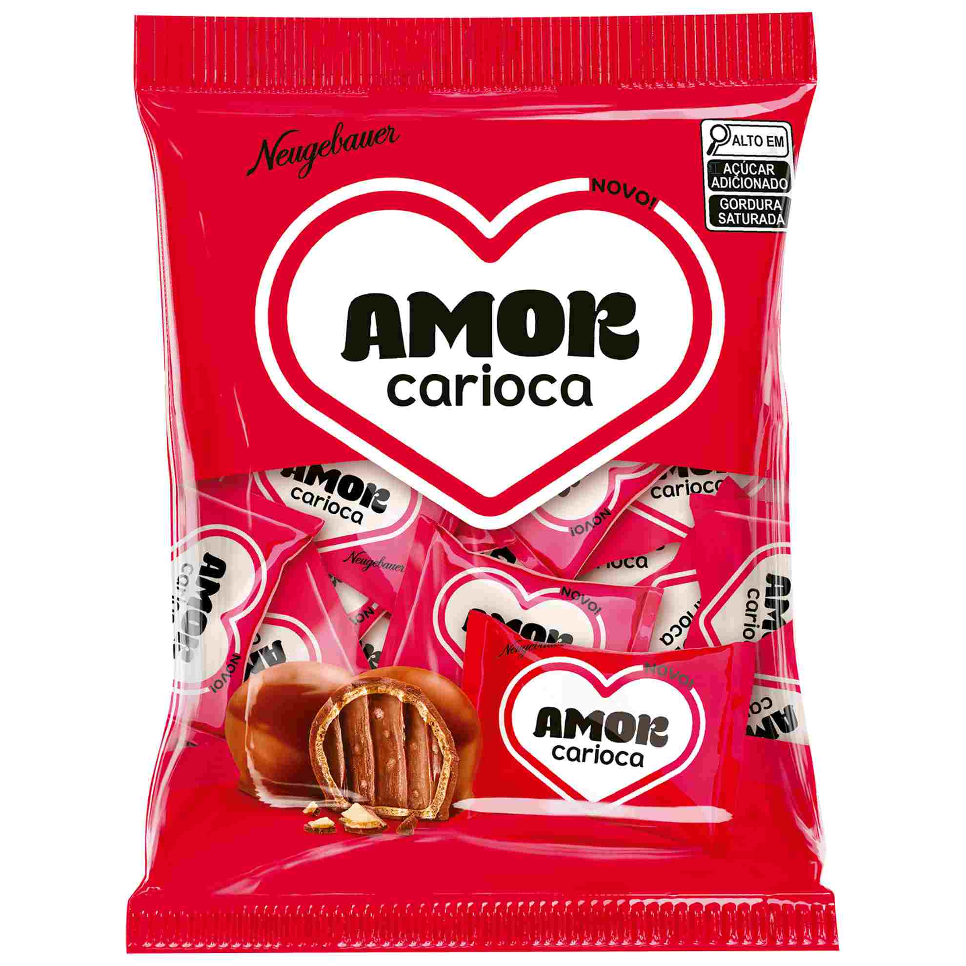 Bombons Amor Carioca ao Leite Neugebauer 500g